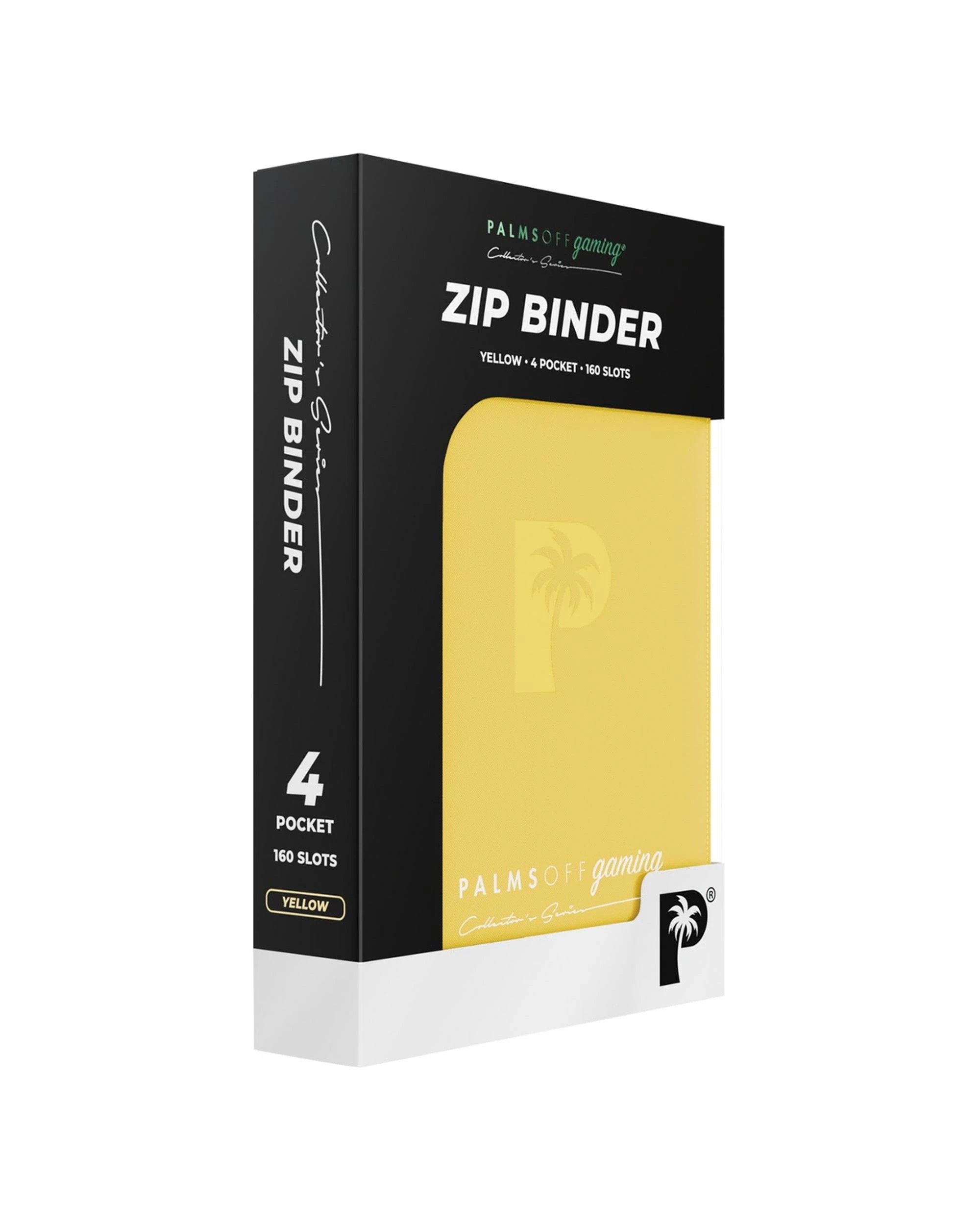 8 Palms Off Gaming Collector's Series 4 Pocket Zip Binder - Yellow, 8 of 8