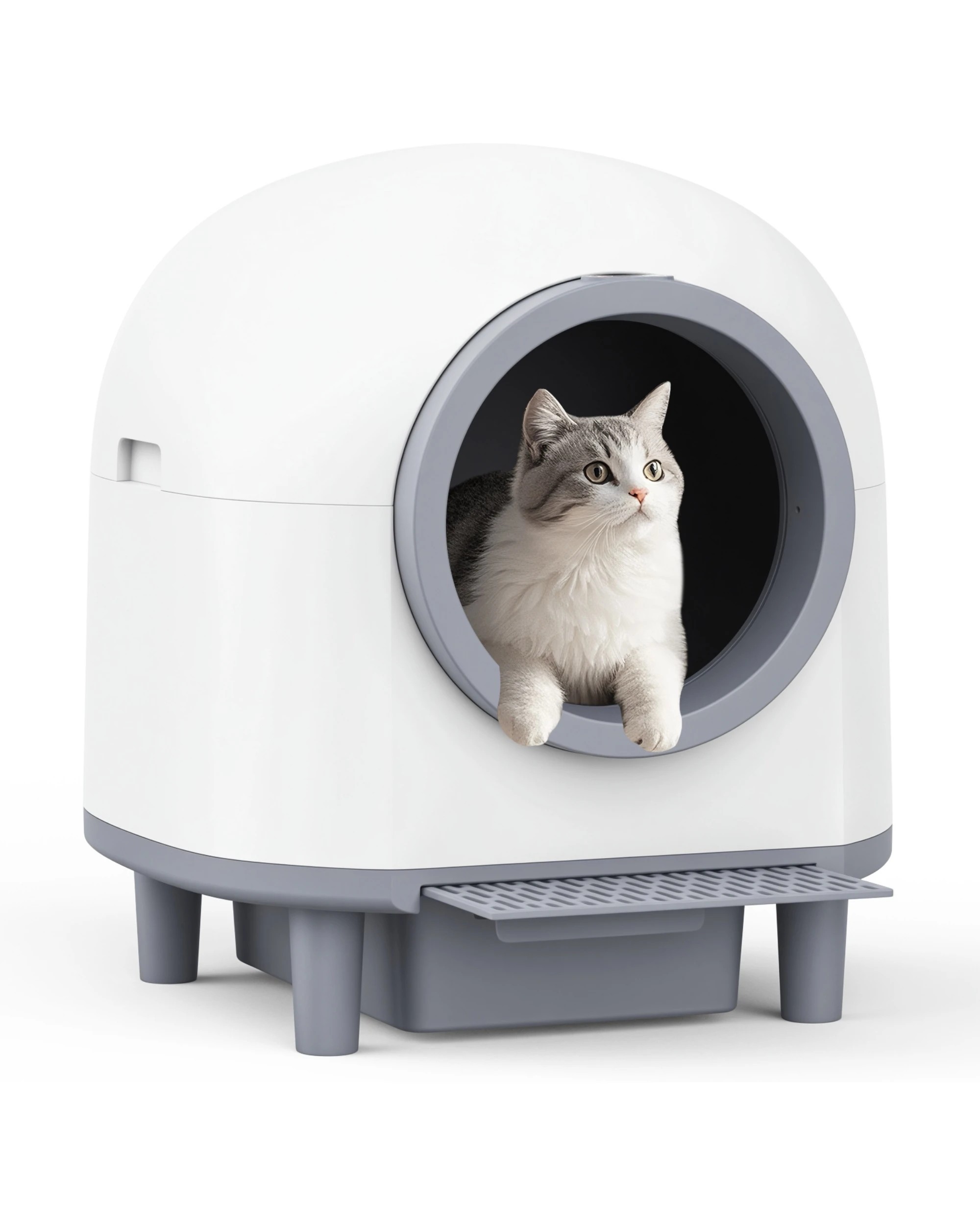 1 Advwin 88l Smart Self Cleaning Cat Litter Box, 1 of 9