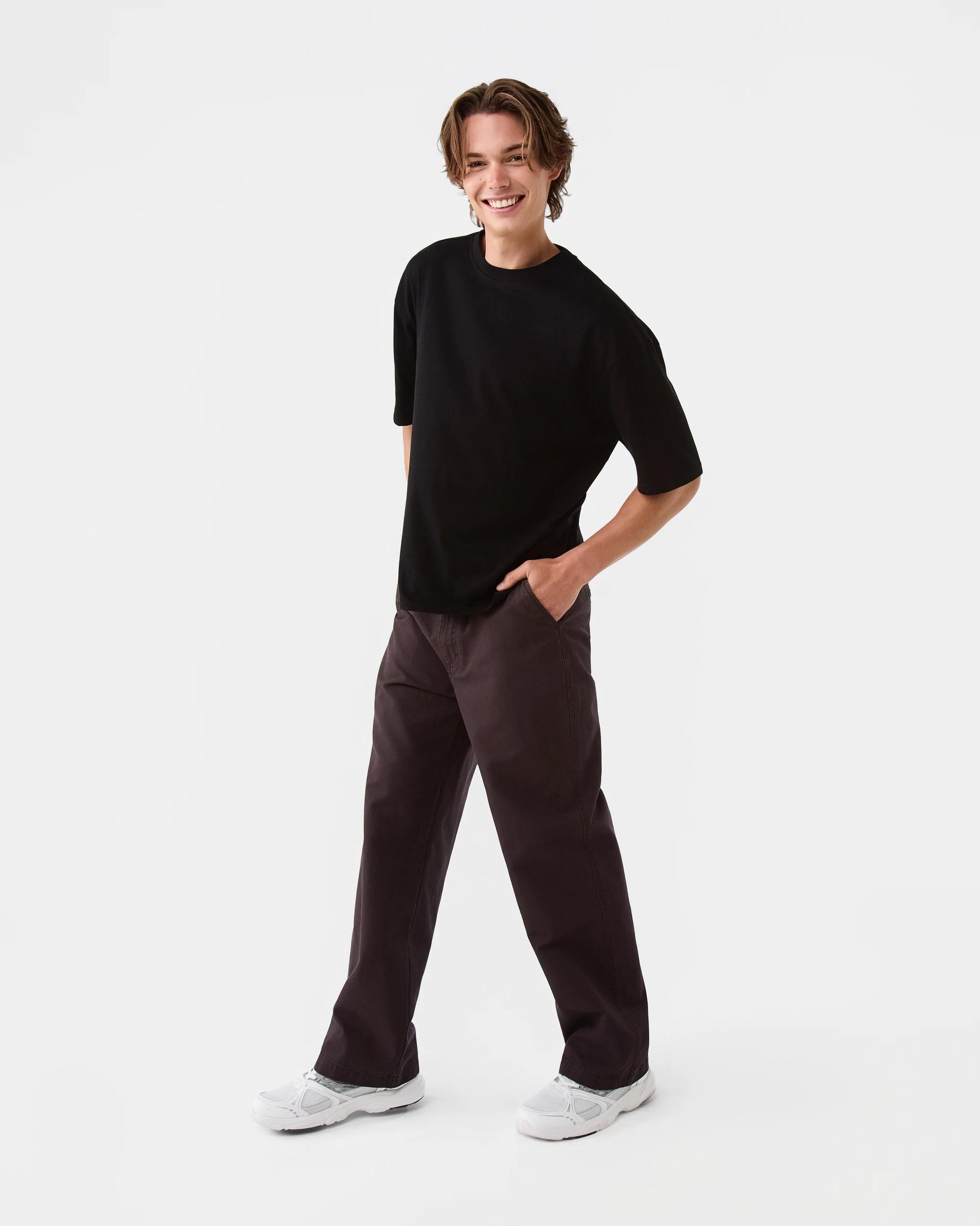 4 Boxy Core T-Shirt Black, 4 of 9