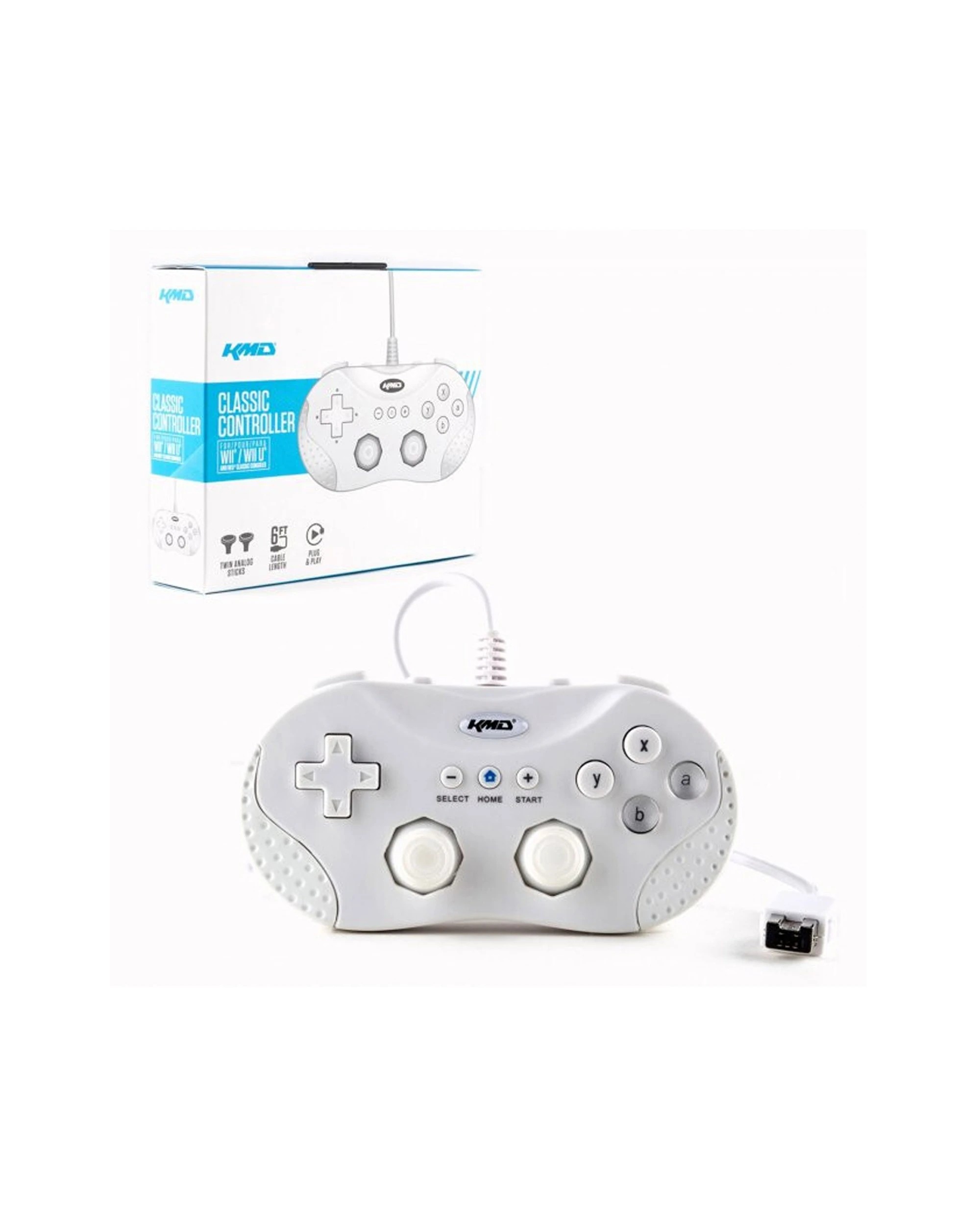 3 TTX WiiU Controller Gaming Controller 6Ft Controller Cable Wii U Accessory
 - white, 3 of 4