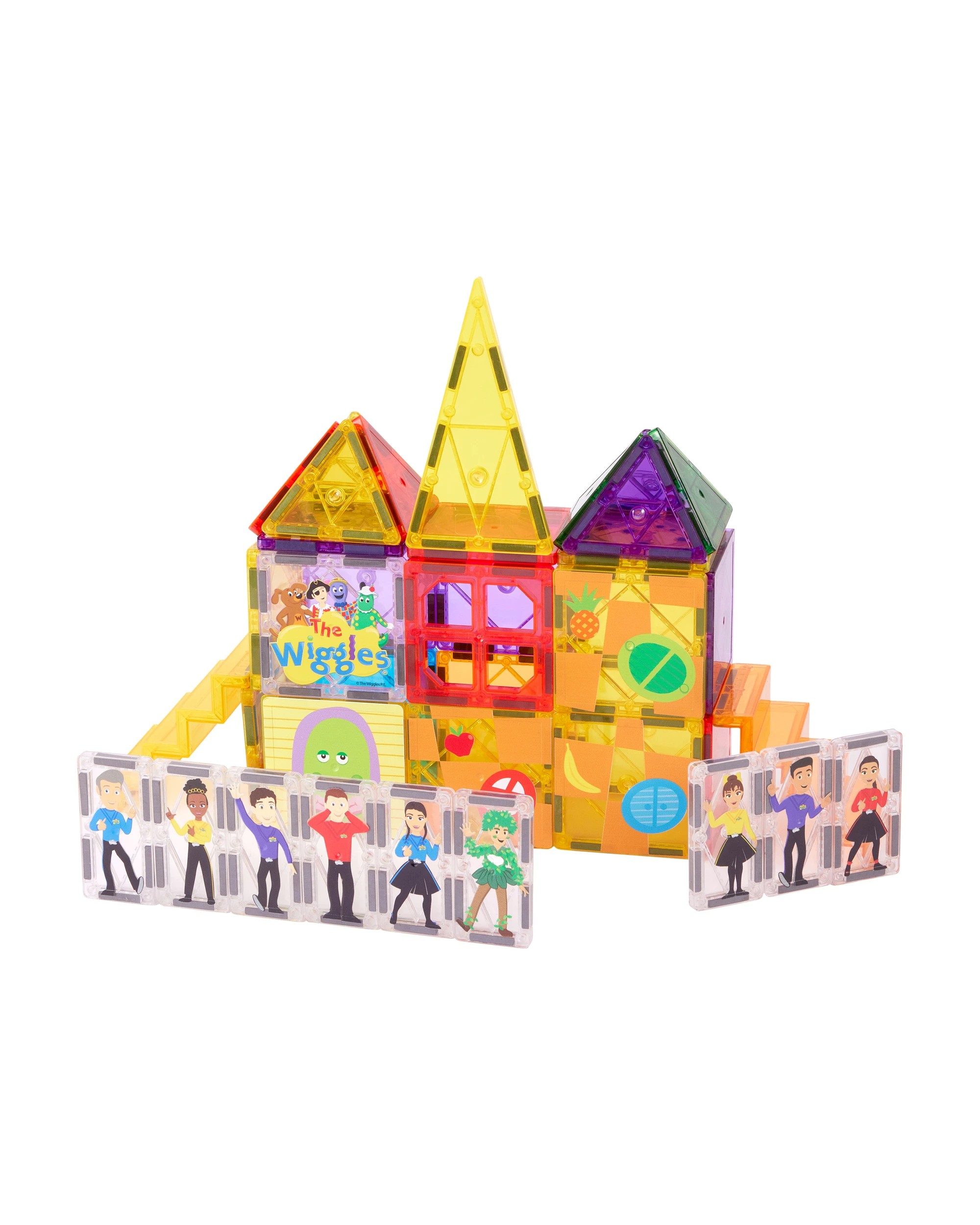 3 70 Piece The Wiggles Magnetic Tiles, 3 of 7