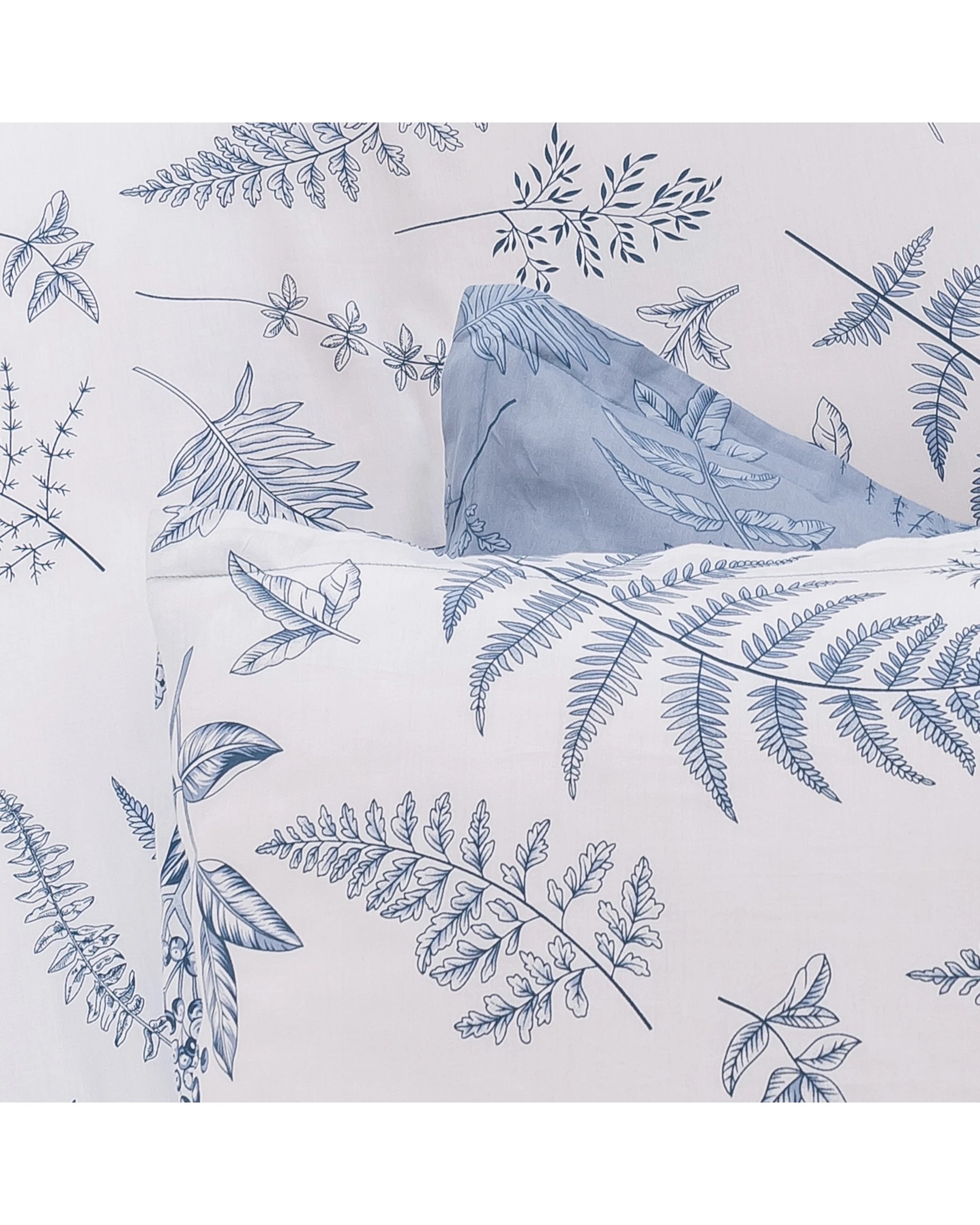 4 Dreamaker Daphne 100% Cotton Reversible Quilt Cover Set - Queen Bed - Floral and Botanical, 4 of 7