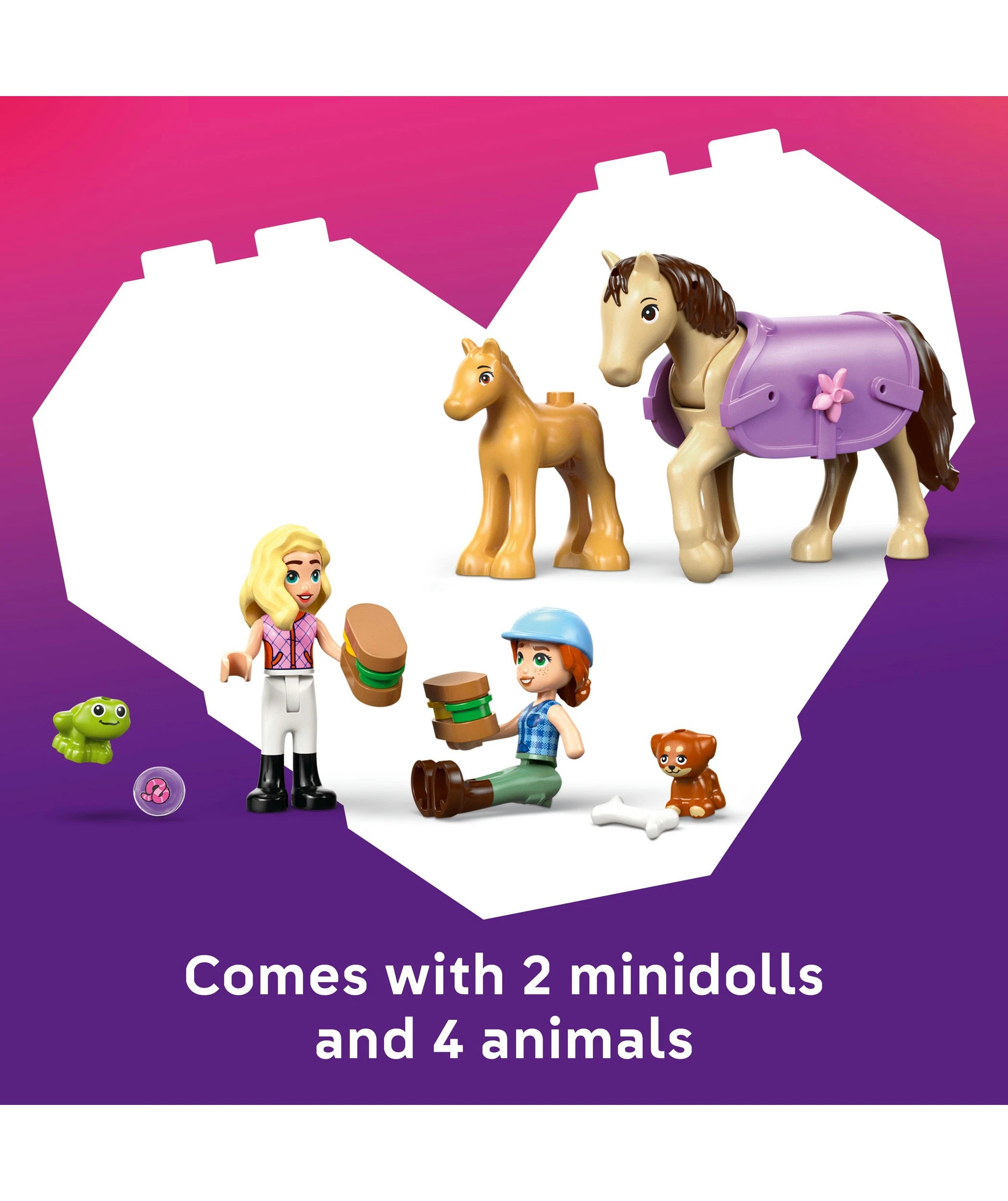 6 LEGO Friends Horse & Baby Foal Trailer 42695, 6 of 10