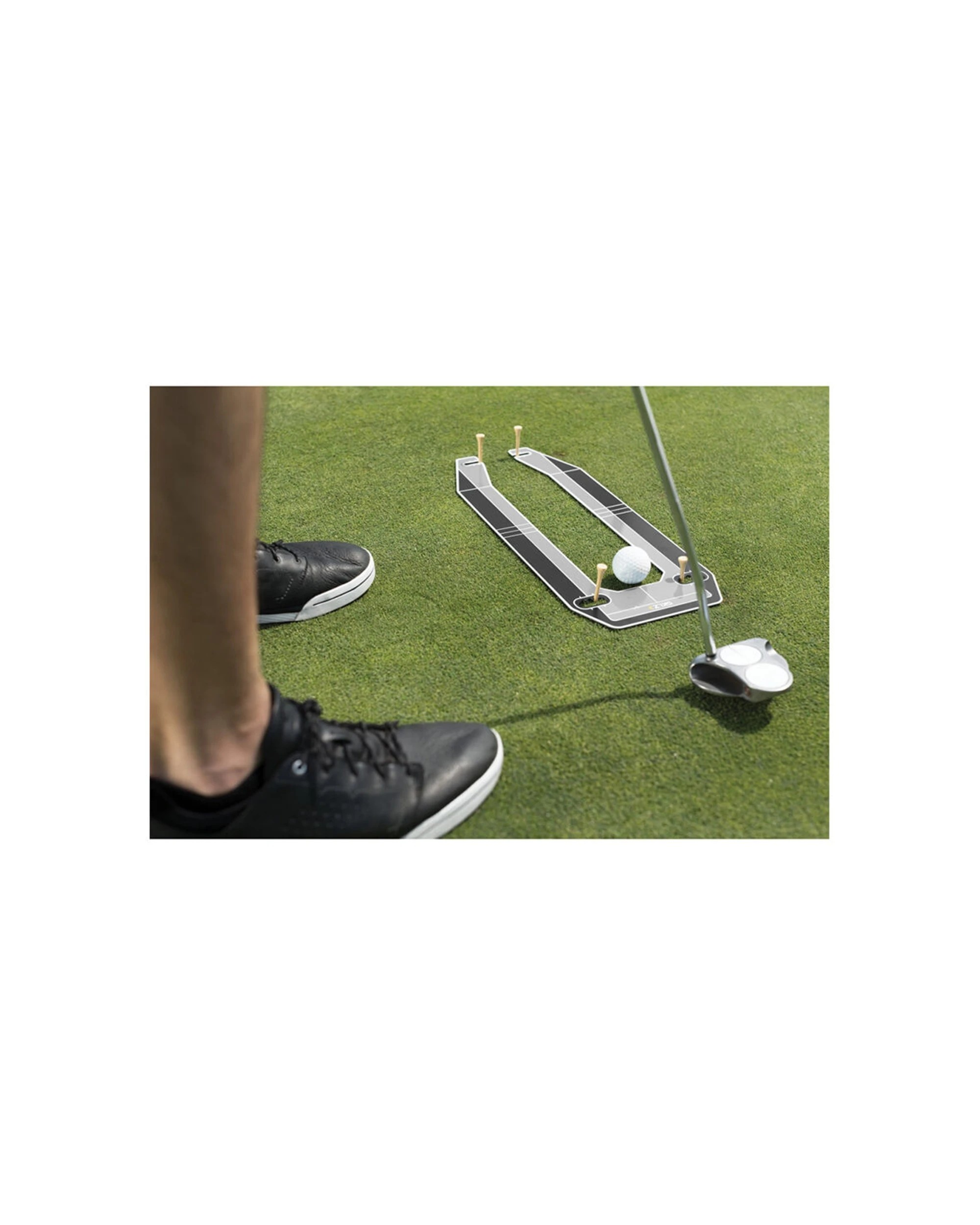 2 Sklz Portable Golf Putting Alignment Sports Training Gate Two-Gate Design - Black, 2 of 2
