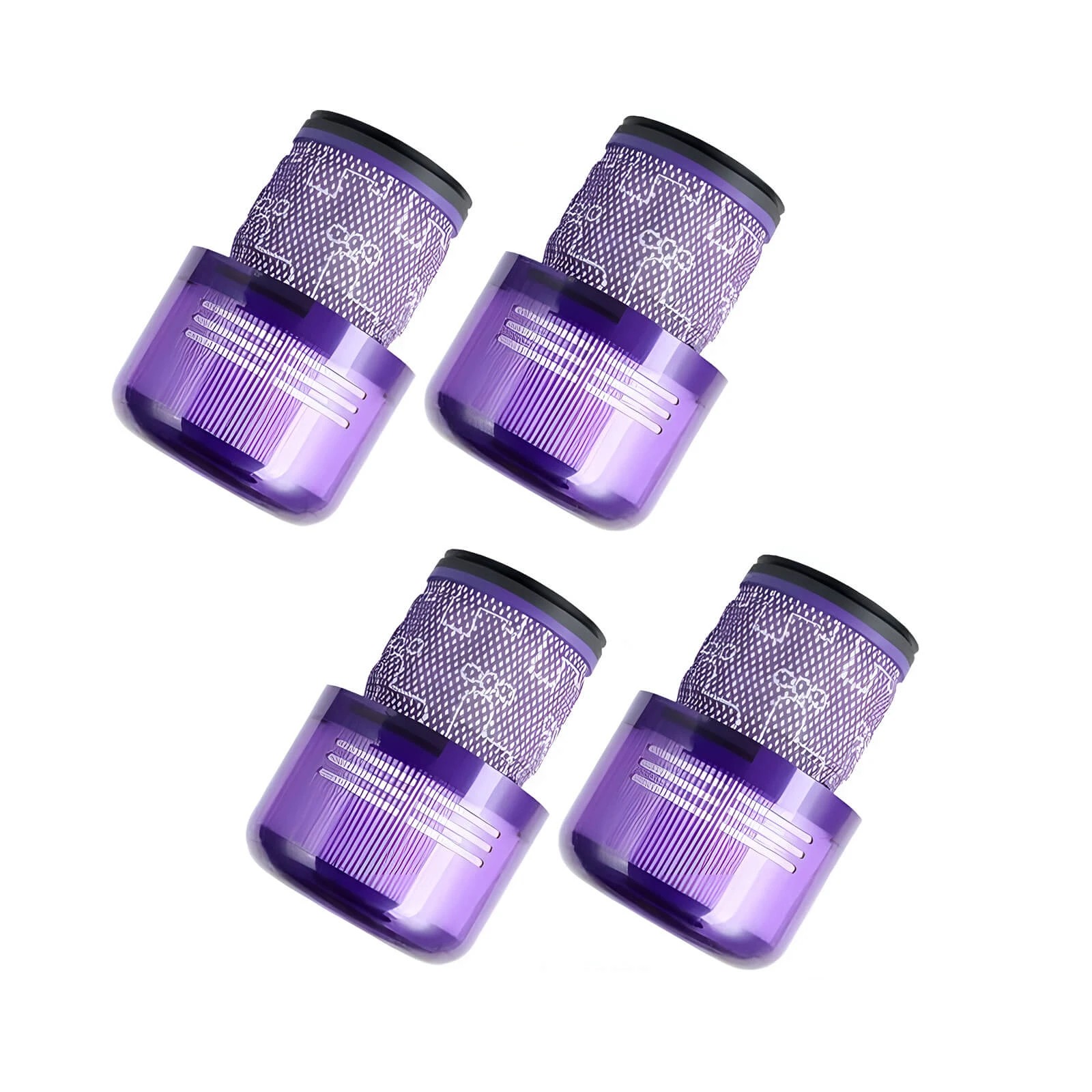 1 Hygieia 4 Hepa Filters For Dyson V11 Stick Vacuum Cleaners - Purple, 1 of 2