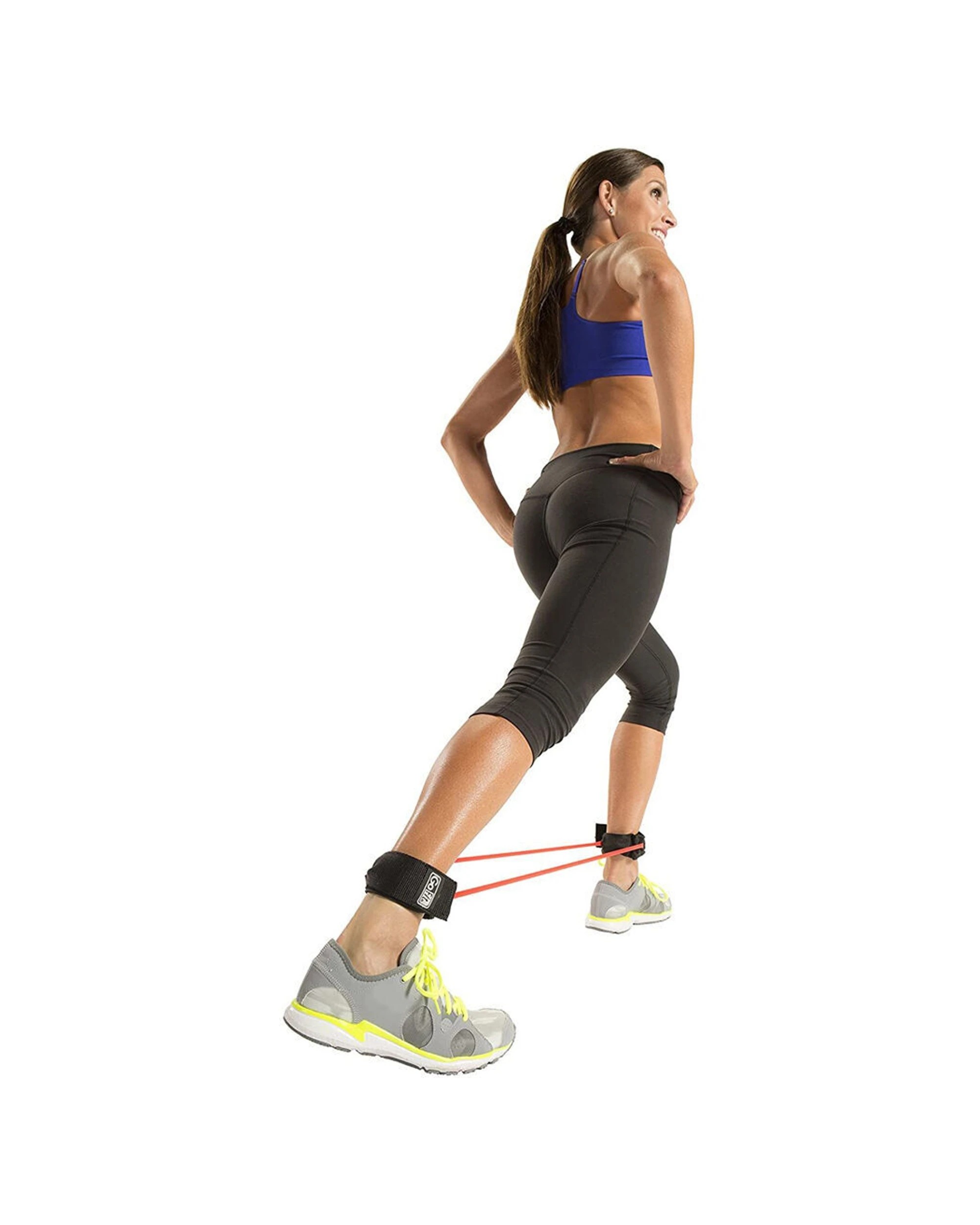 3 GoFit Resist-a-Cuffs Light To Medium Resistance 3 Pack Lower Body Workout - Green, 3 of 6