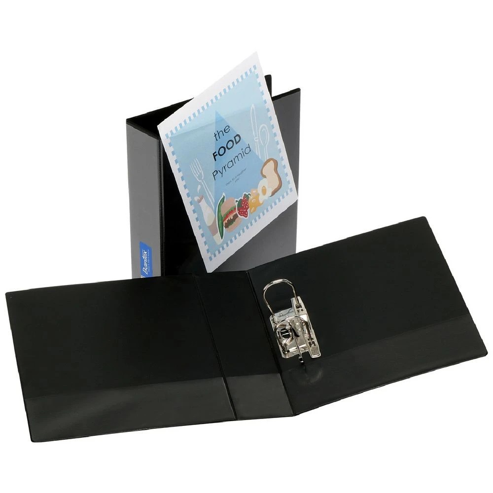 1 Bantex A4 Insert Lever Arch File 70mm Black, 1 of 1