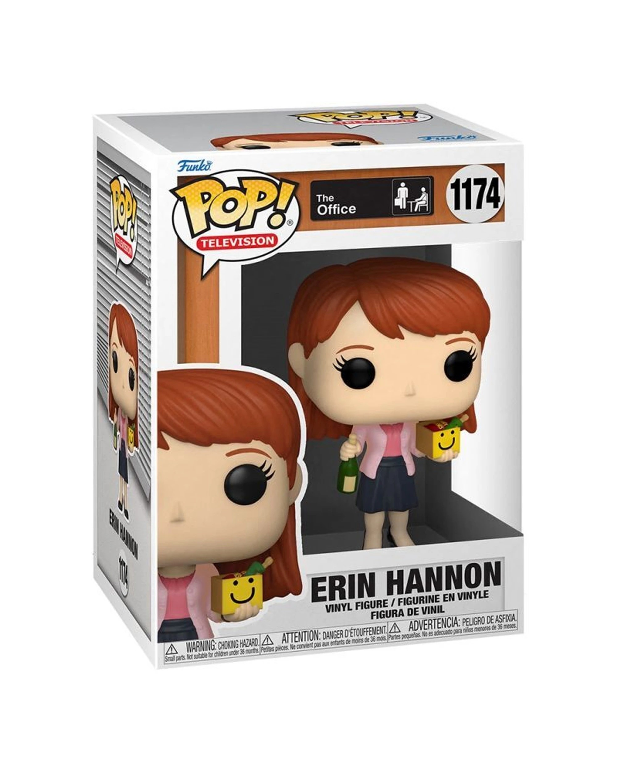 3 Pop Vinyl Figurine The Office Erin With Happy Box And Champagne 10cm Collectible - Multi, 3 of 3