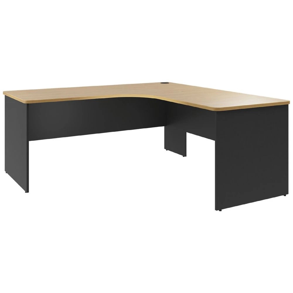 1 Toro Workstation 1800 x 1800mm Maple Grey Desks, Tables and Workstations, 1 of 2