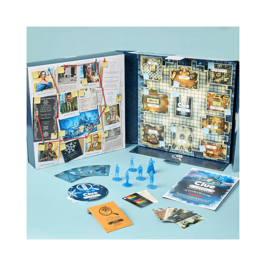 4 Hasbro Clue Advent Calendar: Secrets Under Snowfall Puzzle Game, 4 of 10