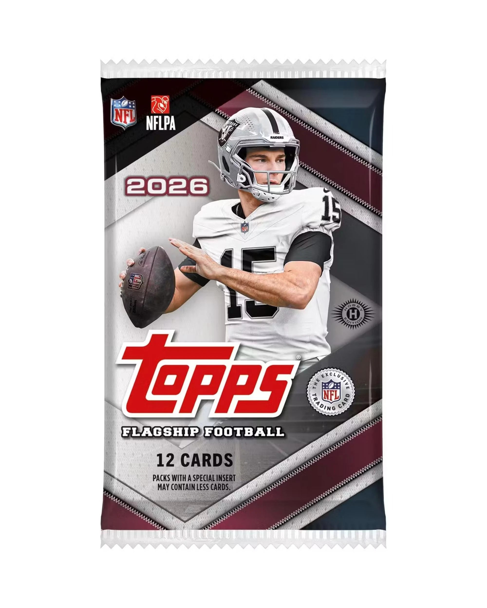 1 Topps 2026 NFL Flagship Football Hobby Pack, 1 of 7