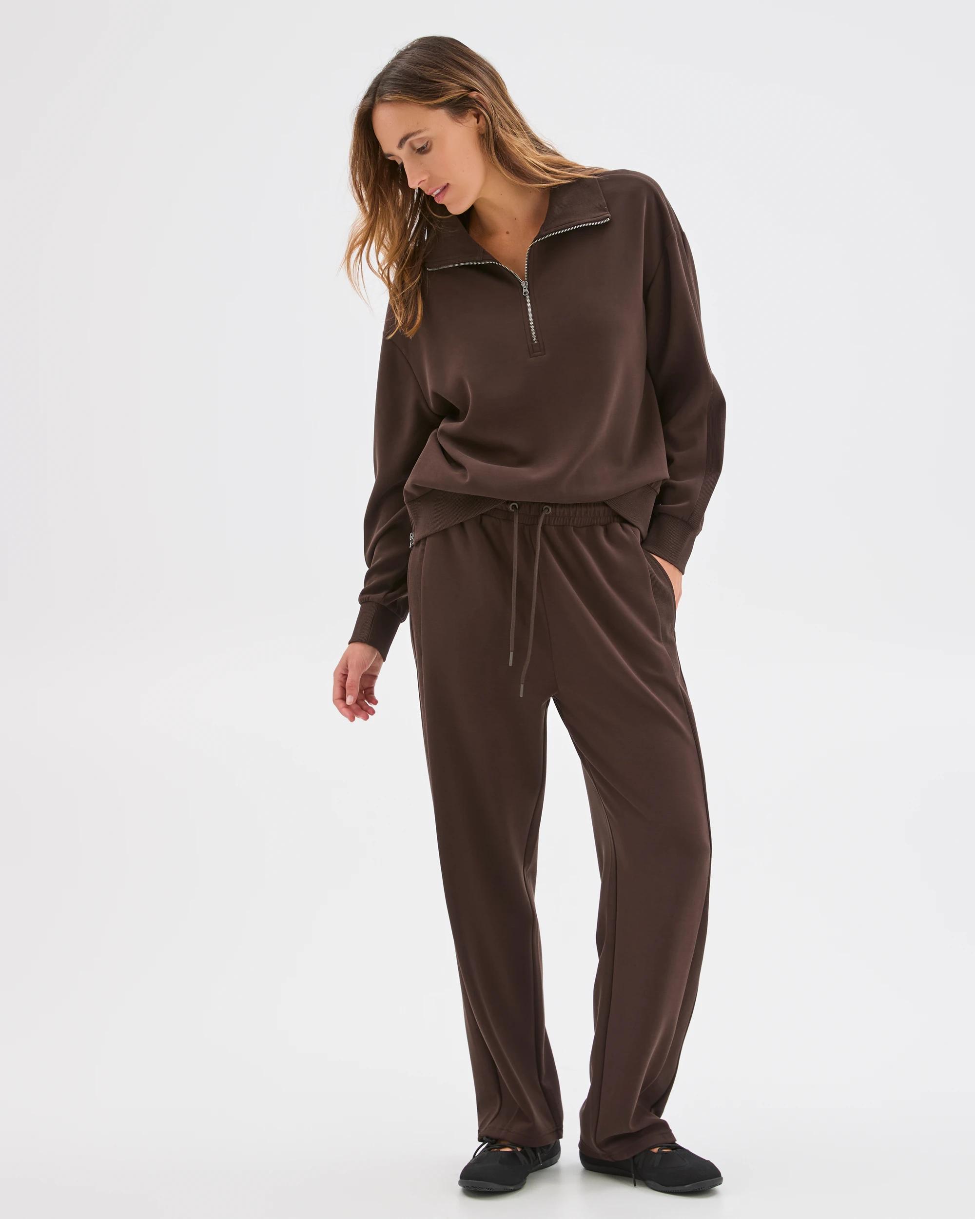 5 Target Active Active Movement 1/4 Zip Jumper COCOA, 5 of 7