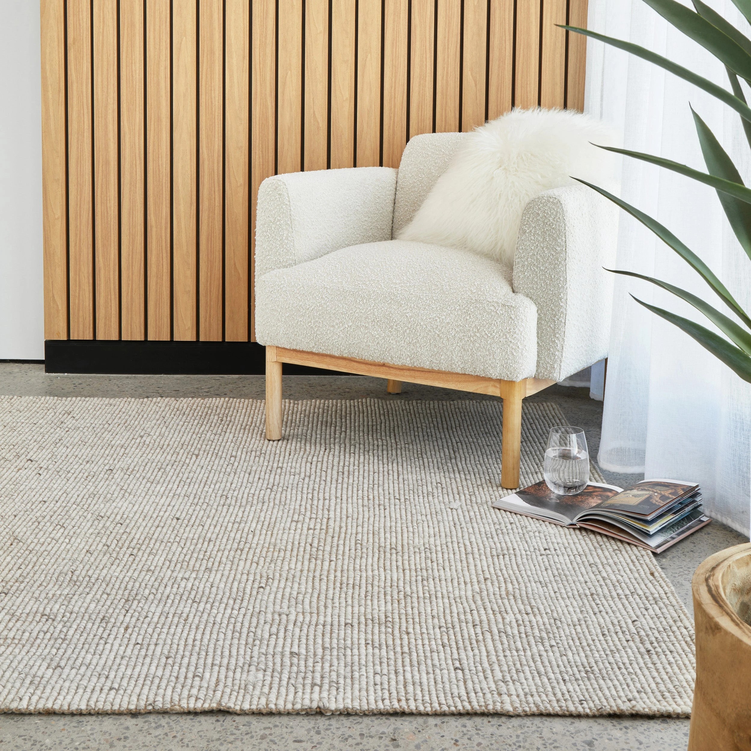 2 Common Ground Rugs Kingsley Ariel 380x280cm - Extra Large Wool & Jute Rug - Beige, 2 of 6