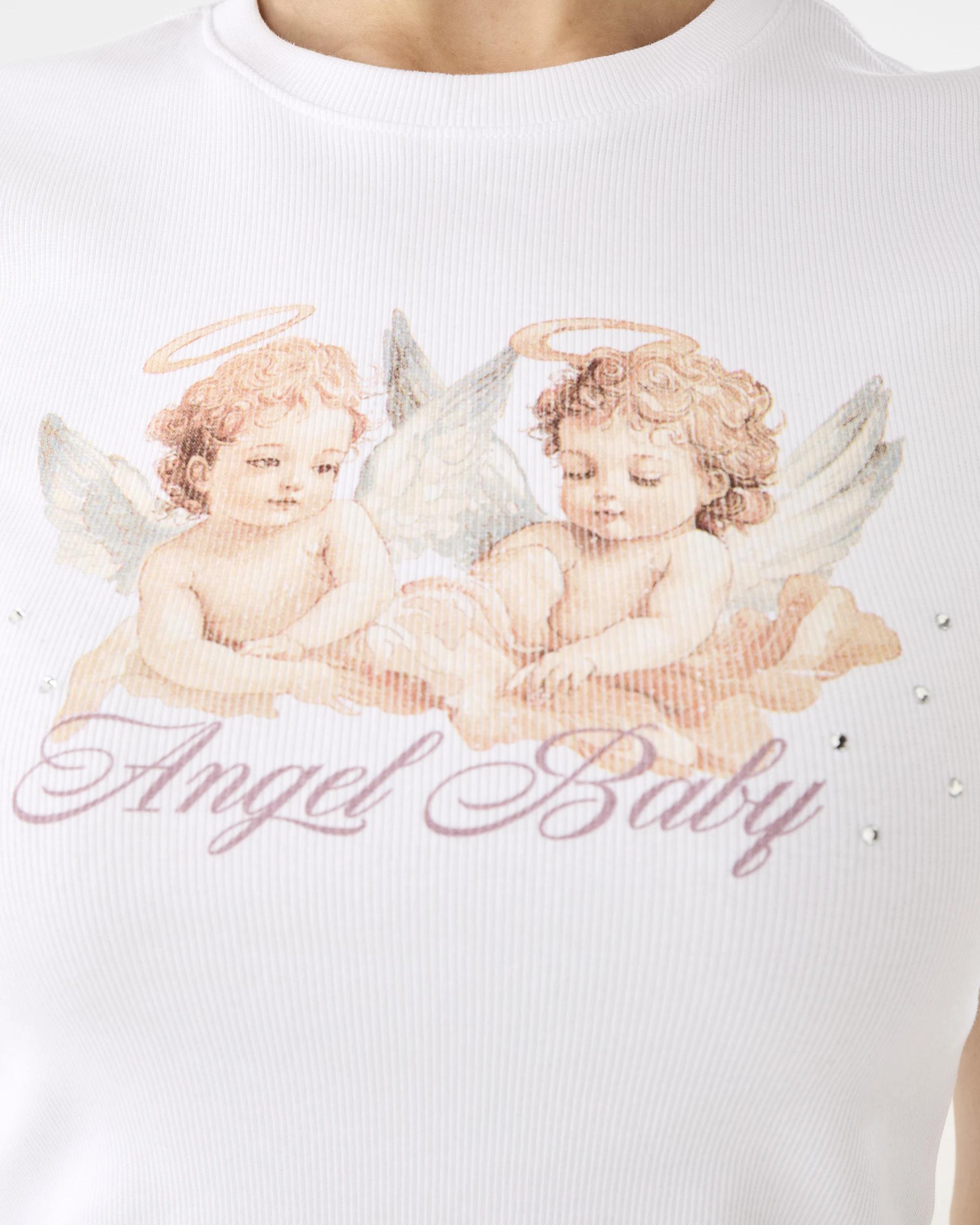 7 Neat Fit Print Rib T-shirt Angel, 7 of 9
