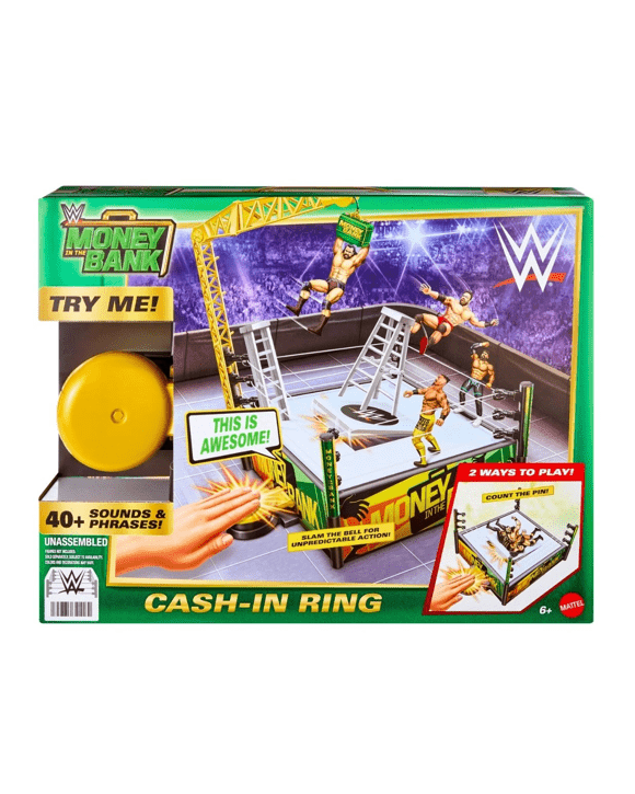 WWE Money In the Bank Cash-in Ring Playset