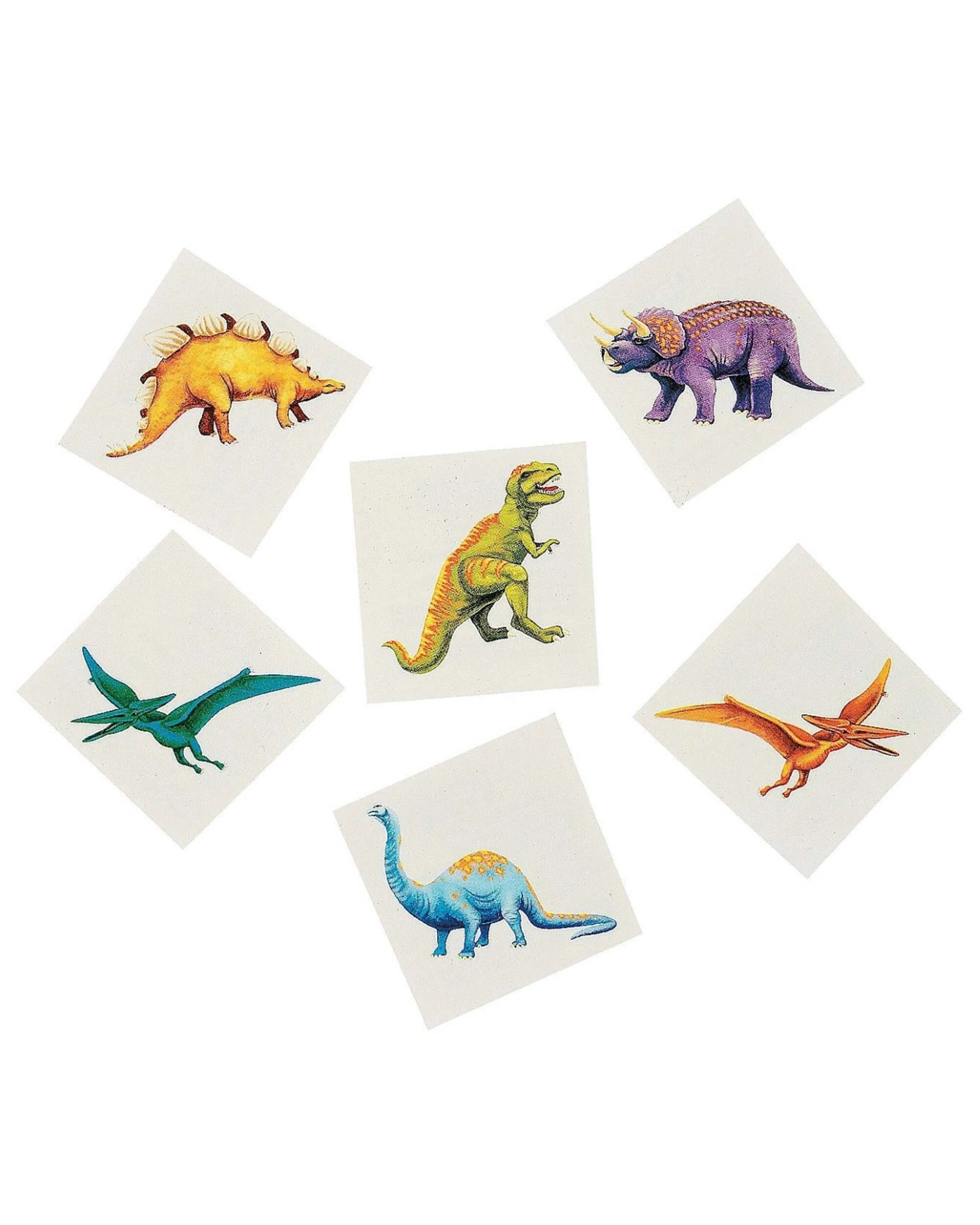 1 Partyrama Dinosaur Tattoos Pack of 36, 1 of 3