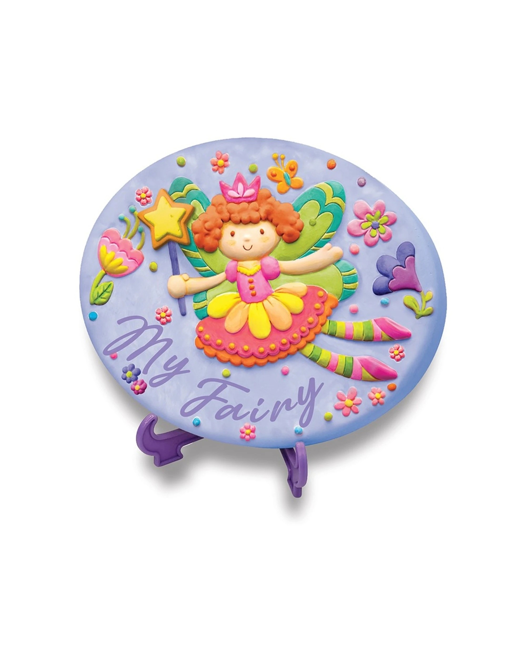 3 4M KidzMaker Paint Your Own Terracotta Fairy Garden Stone Kids Art Craft - Multi, 3 of 3