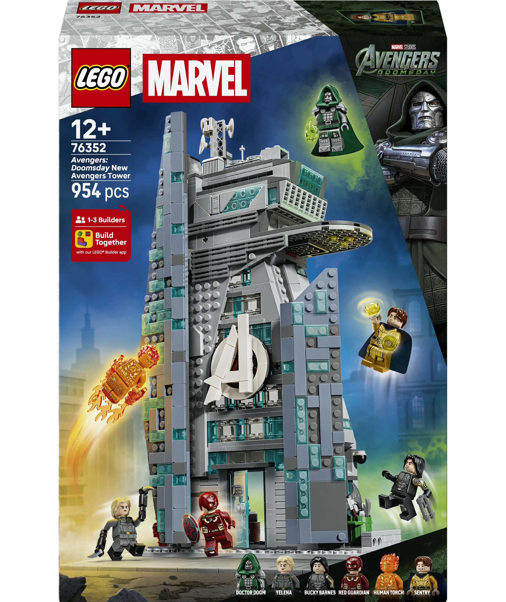 1 LEGO Super Heroes Marvel Avengers: Doomsday New Avengers Tower 76352, 1 of 11