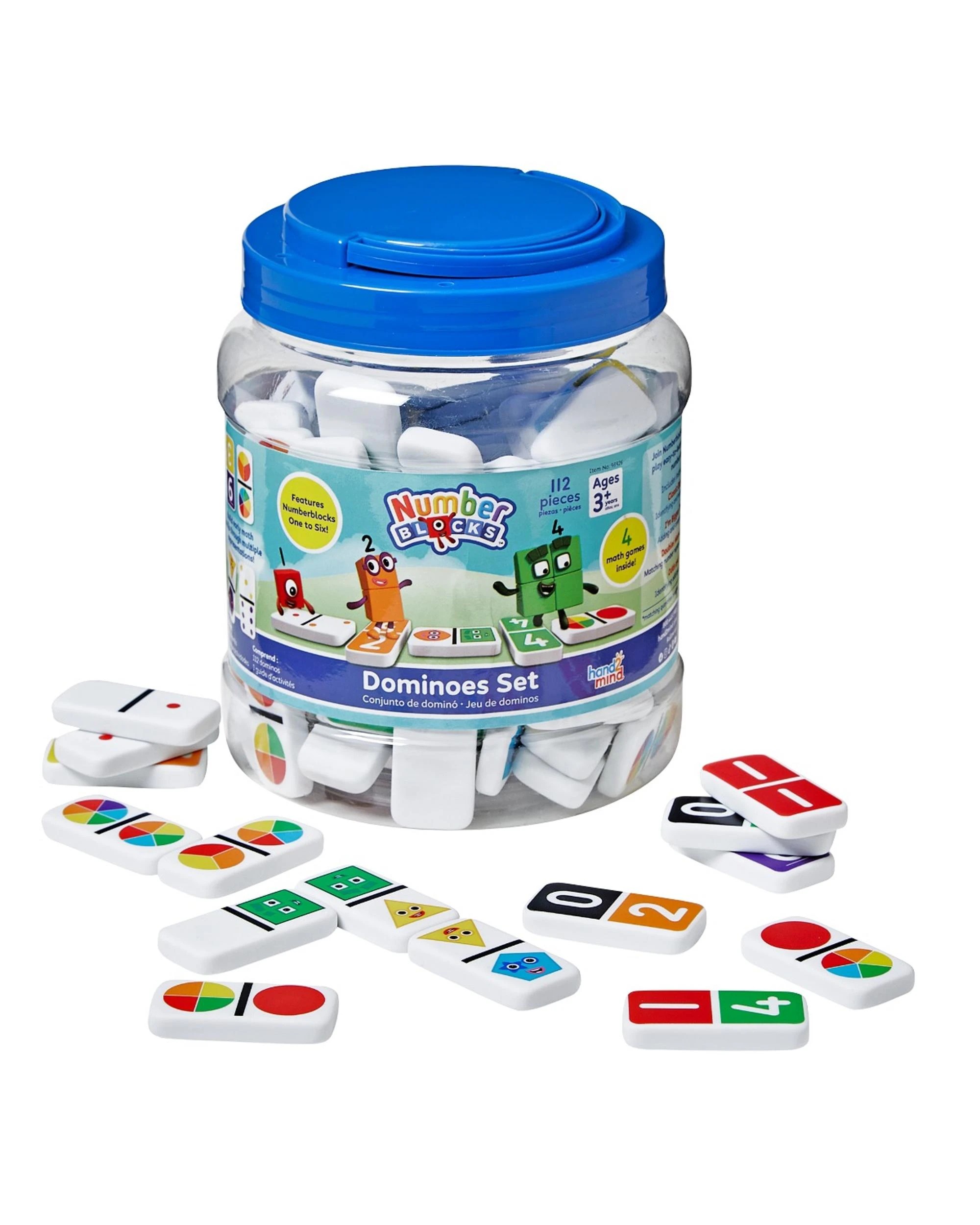 1 Numberblocks Dominoes Set Tile Game, 1 of 10