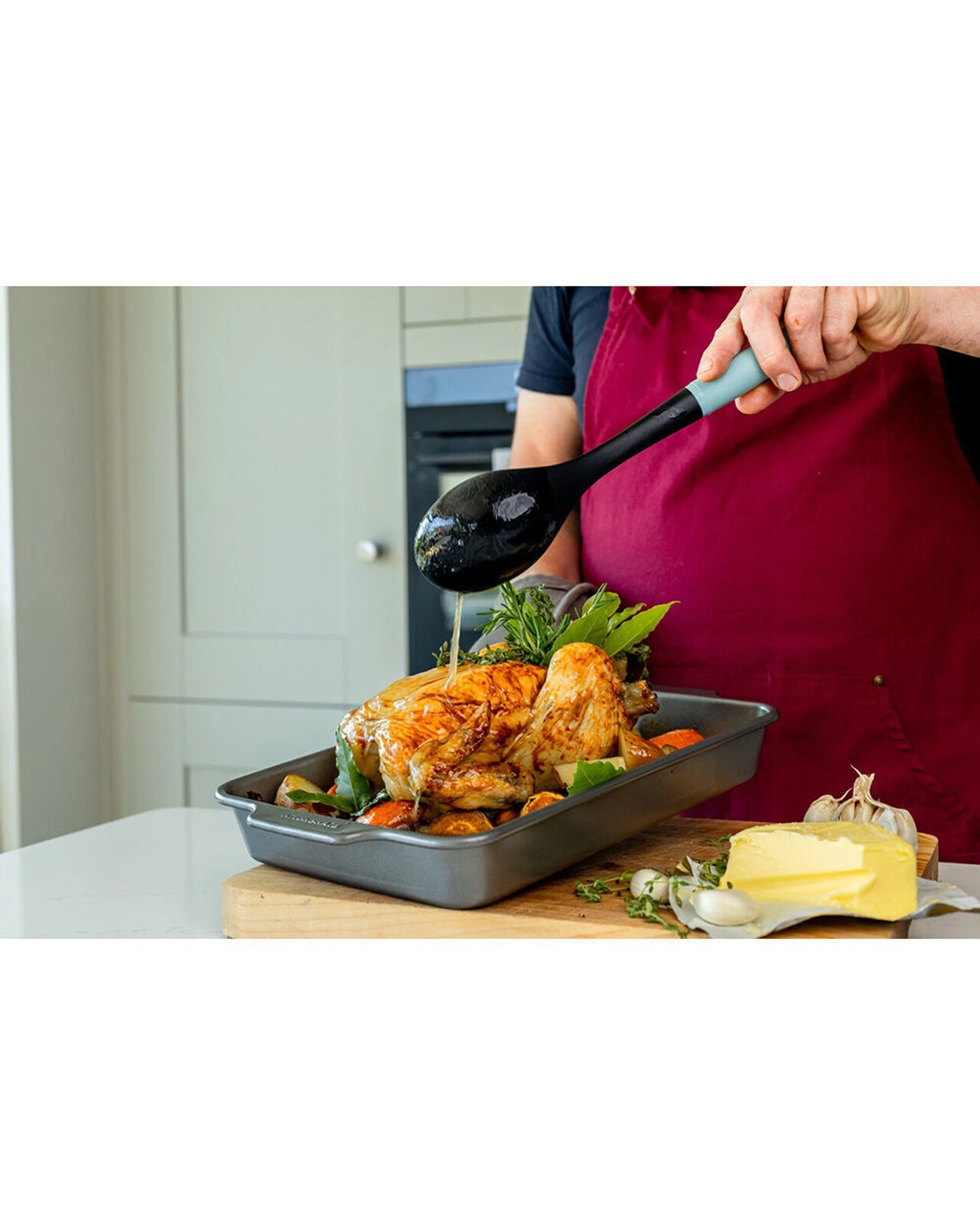 6 KitchenAid Plastic Soft Grip Basting Spoon 2PK Heat Resistant Durable Utensil - Multi, 6 of 8