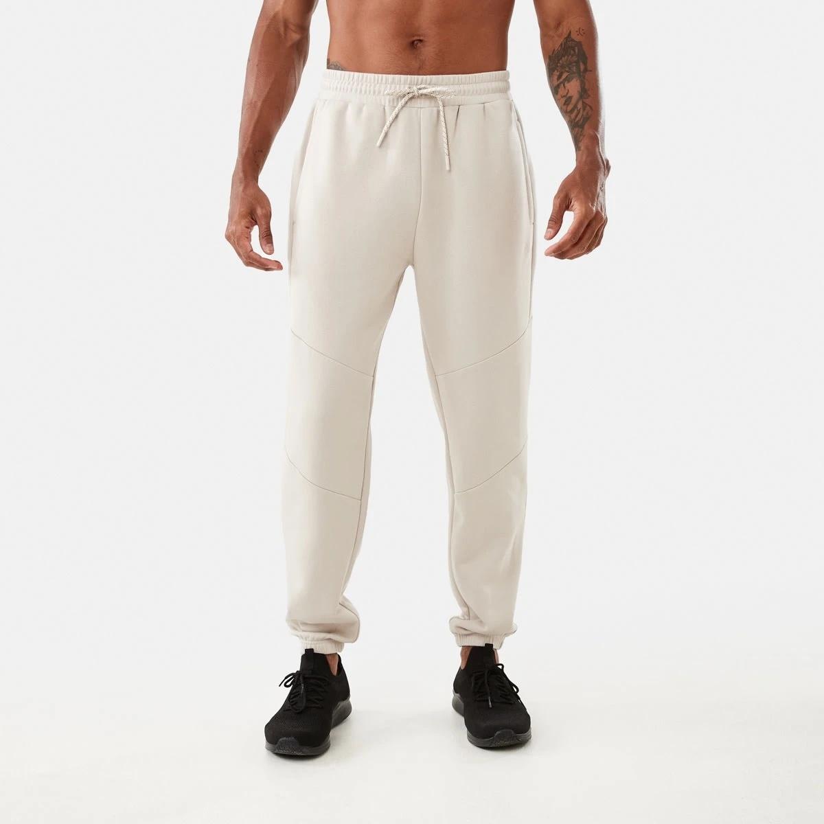 1 Active Mens Panel Trackpants SILVER LINING, 1 of 6