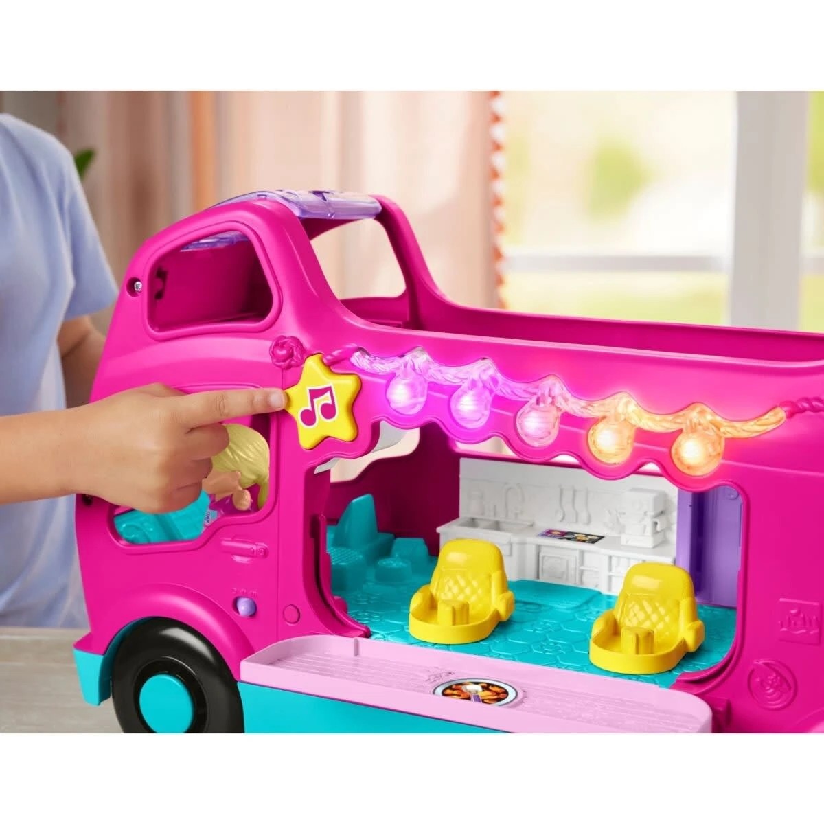 4 Fisher-Price Barbie Little People Little Dream Camper Playset, 4 of 7