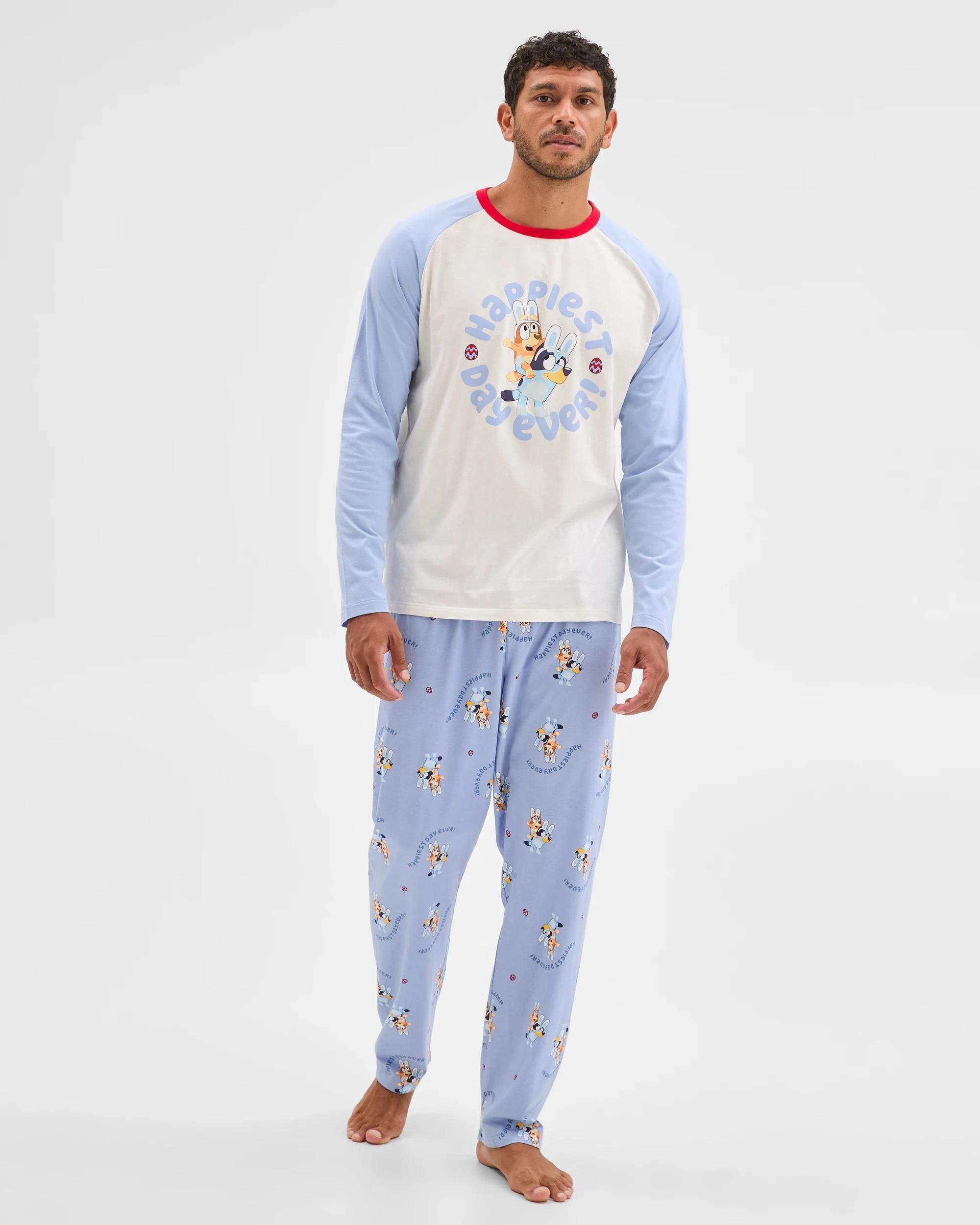 1 Family Matching Australian Cotton Easter Mens Pyjama Set - Bluey BLUEY, 1 of 8
