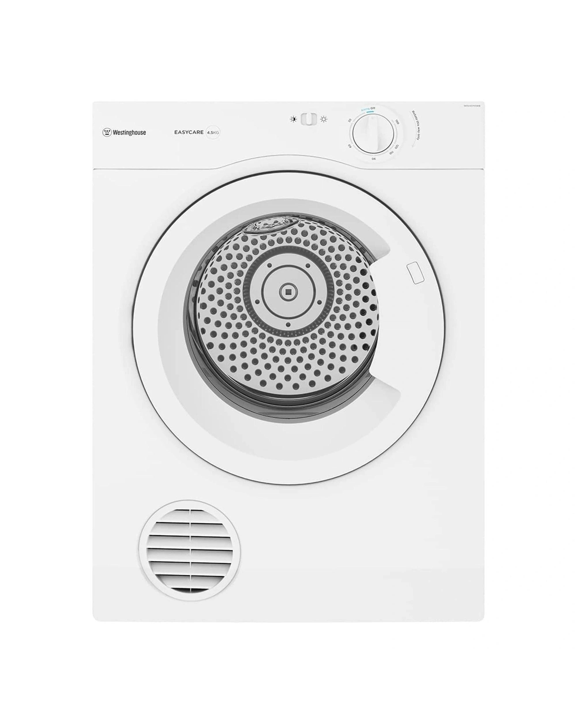1 Westinghouse WDV457H3WB 4.5kg Vented Clothes Dryer - White, 1 of 5