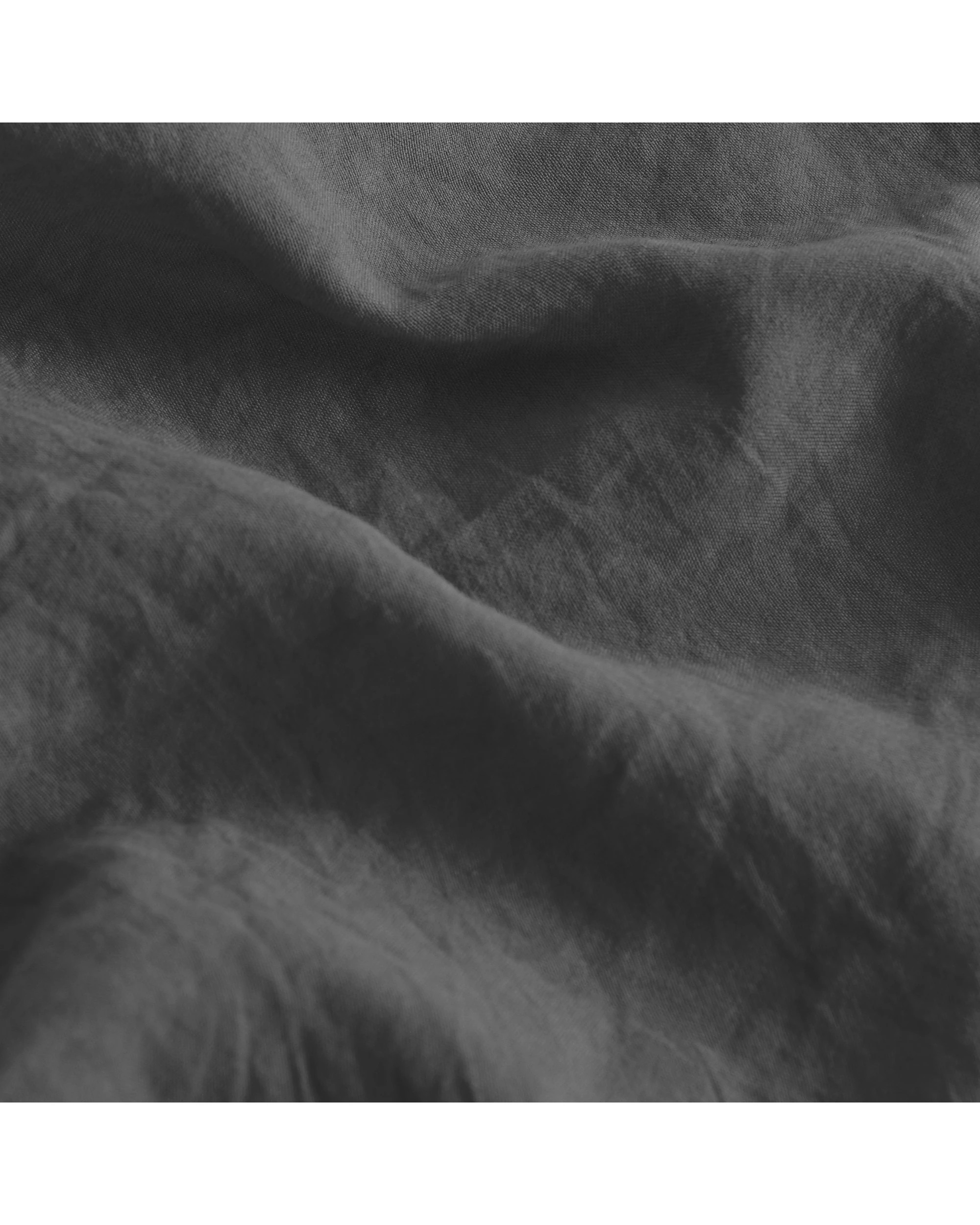 7 Dreamaker Superfine Washed Microfibre Pleated Valance - Queen Bed - Charcoal, 7 of 9