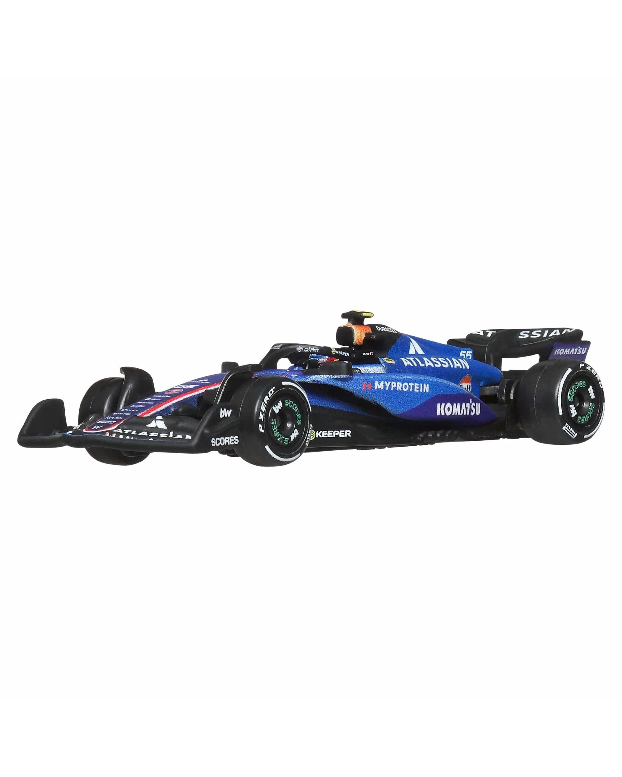 2 Hot Wheels Premium Formula 1 2025 Atlassian Williams Racing Team #55 Carlos Sainz Diecast Vehicle, 2 of 6