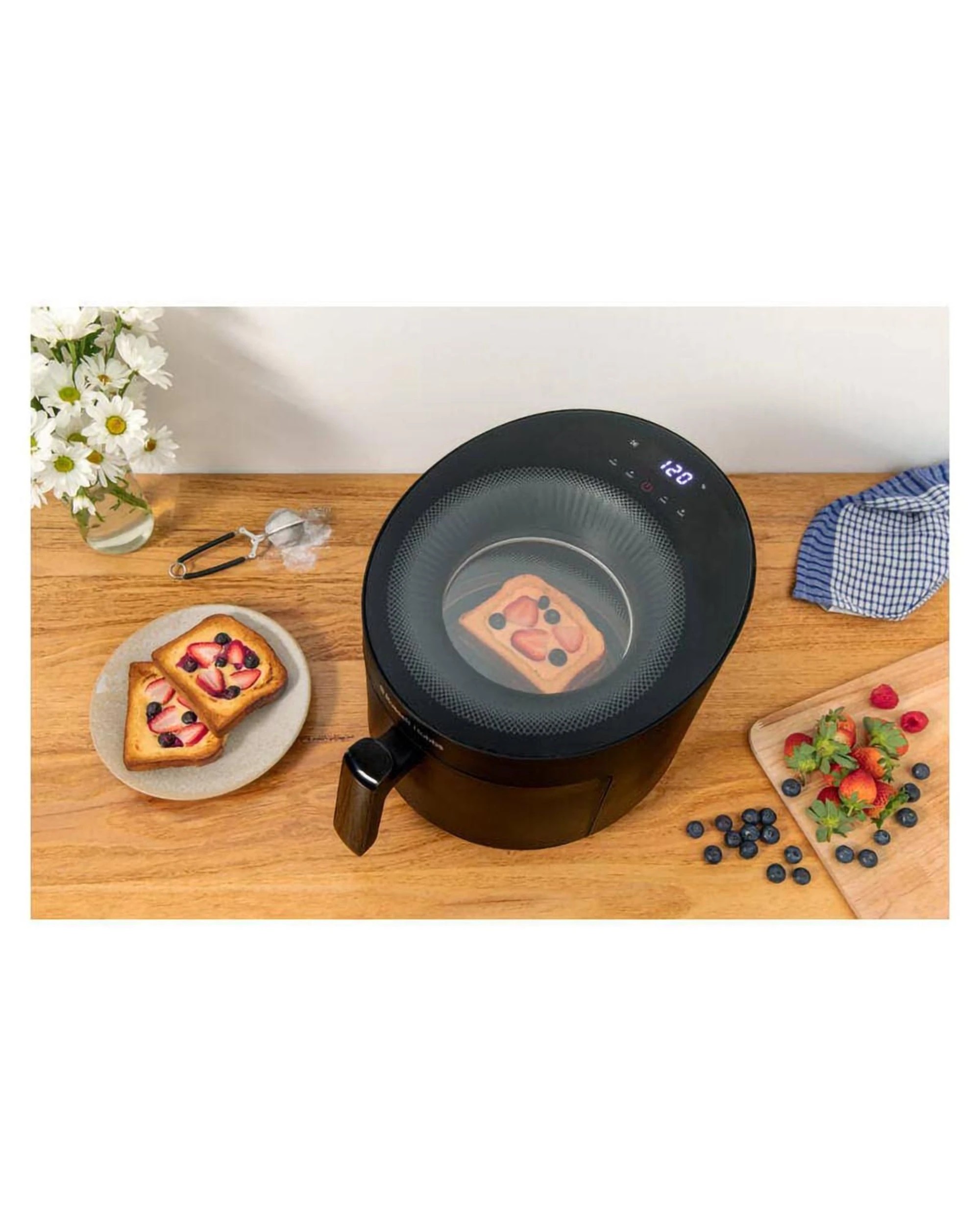 2 Russell Hobbs Satisfry Panoramic Air Fryer - BLACK, 2 of 2