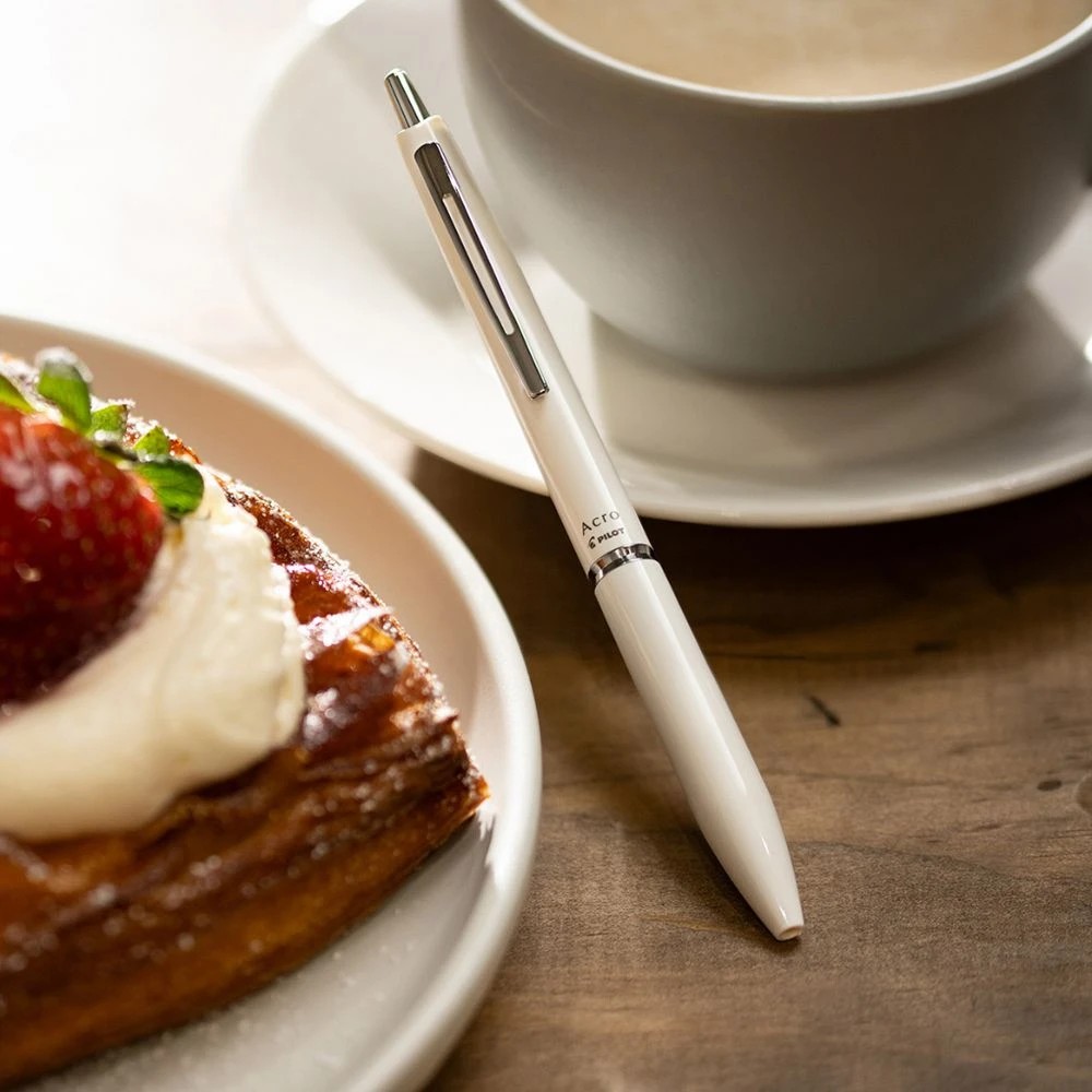 6 PILOT Acro 300 0.5mm Hybrid Ballpoint Pen White Barrel, 6 of 6