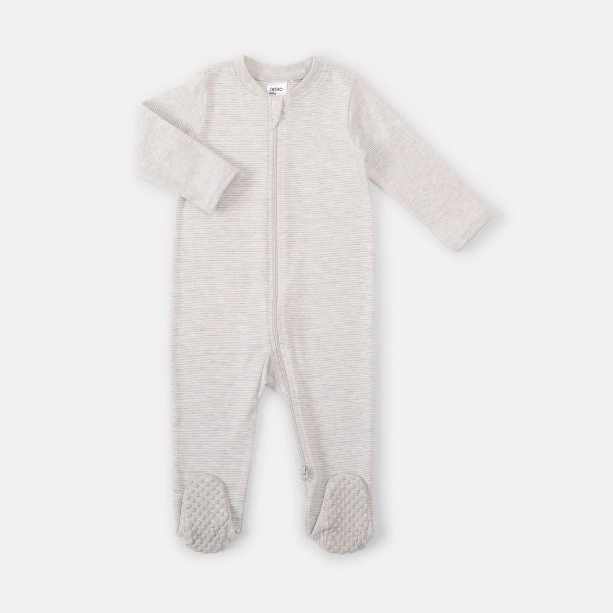 3 3 Pack Coveralls Gry Dots, 3 of 10