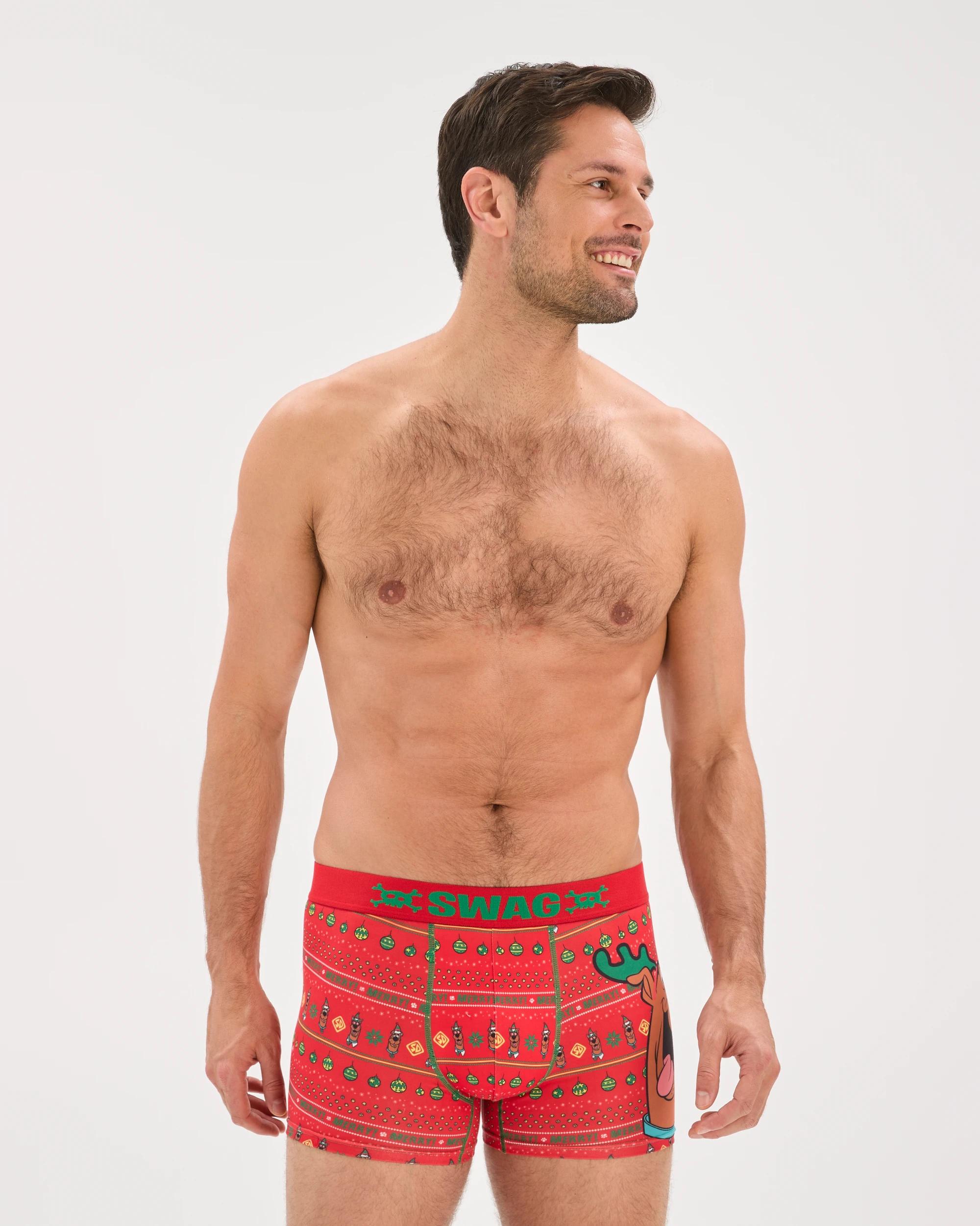 1 Swag Licensed Trunks - Scooby Doo Christmas RED, 1 of 4