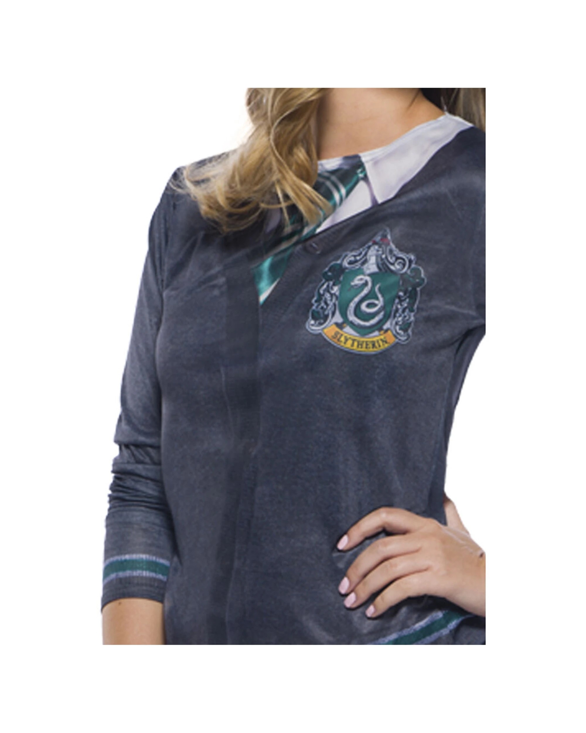1 Harry Potter Slytherin Womens Dress Up Costume Size L - Multi, 1 of 3