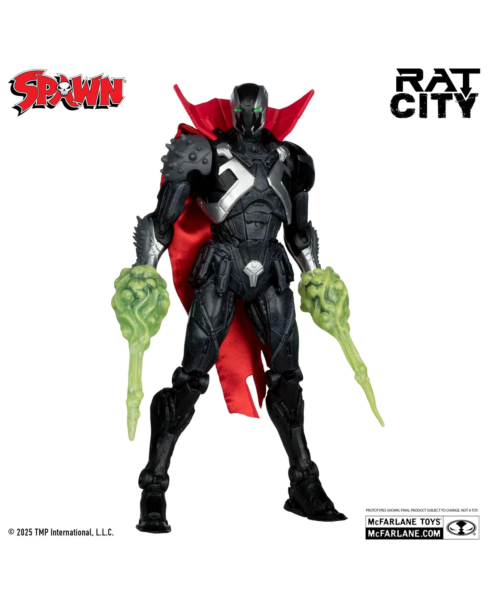 3 McFarlane 30th Anniversary Spawn The Deviant Rat City Red Platinum Edition 7 inch Action Figure, 3 of 10