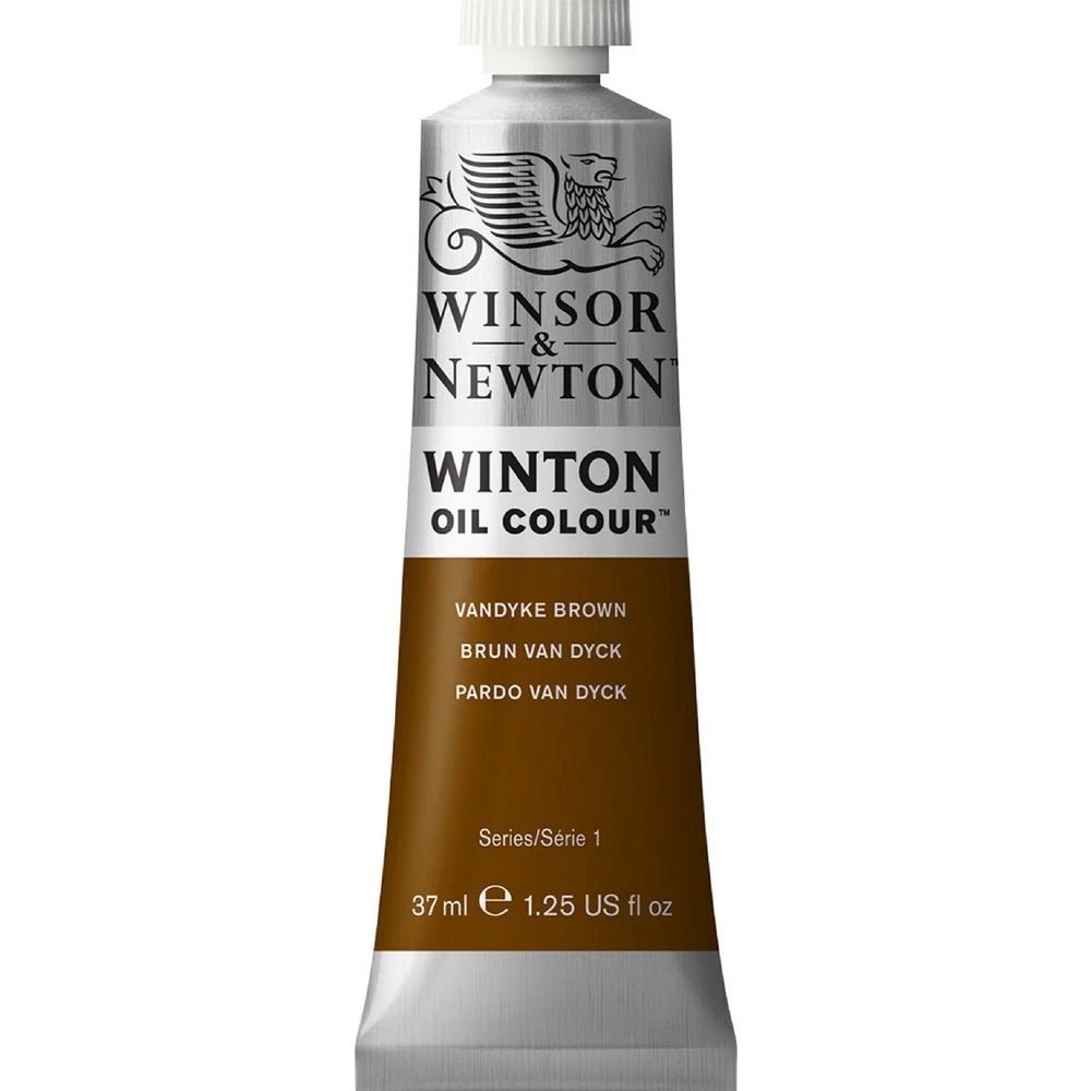 1 Winsor & Newton Winton Oil Colour 37mL Vandyke Brown, 1 of 1