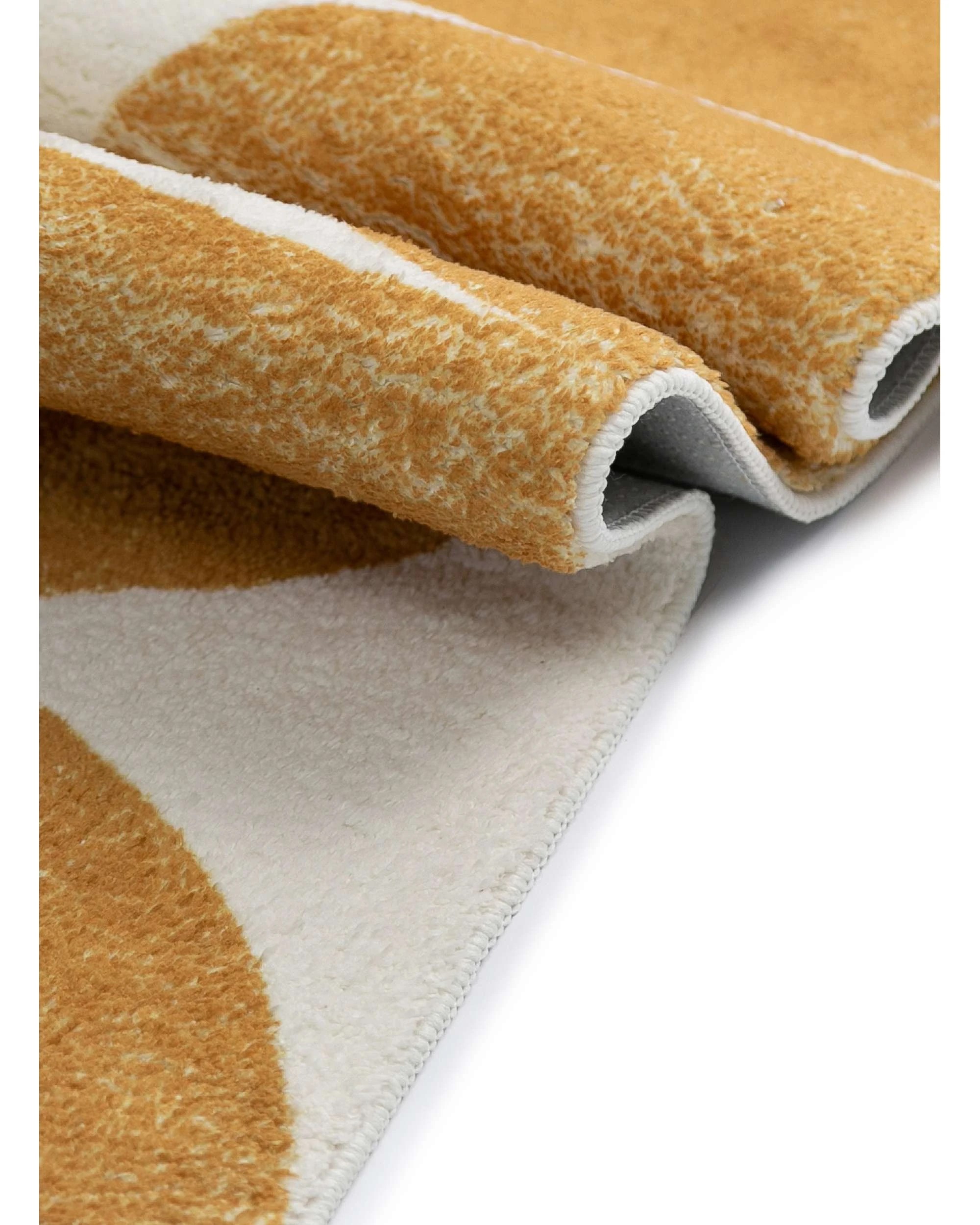 6 Loopsie Almere Geometric Washable Rug-290cm x 200cm - Gold, 6 of 7