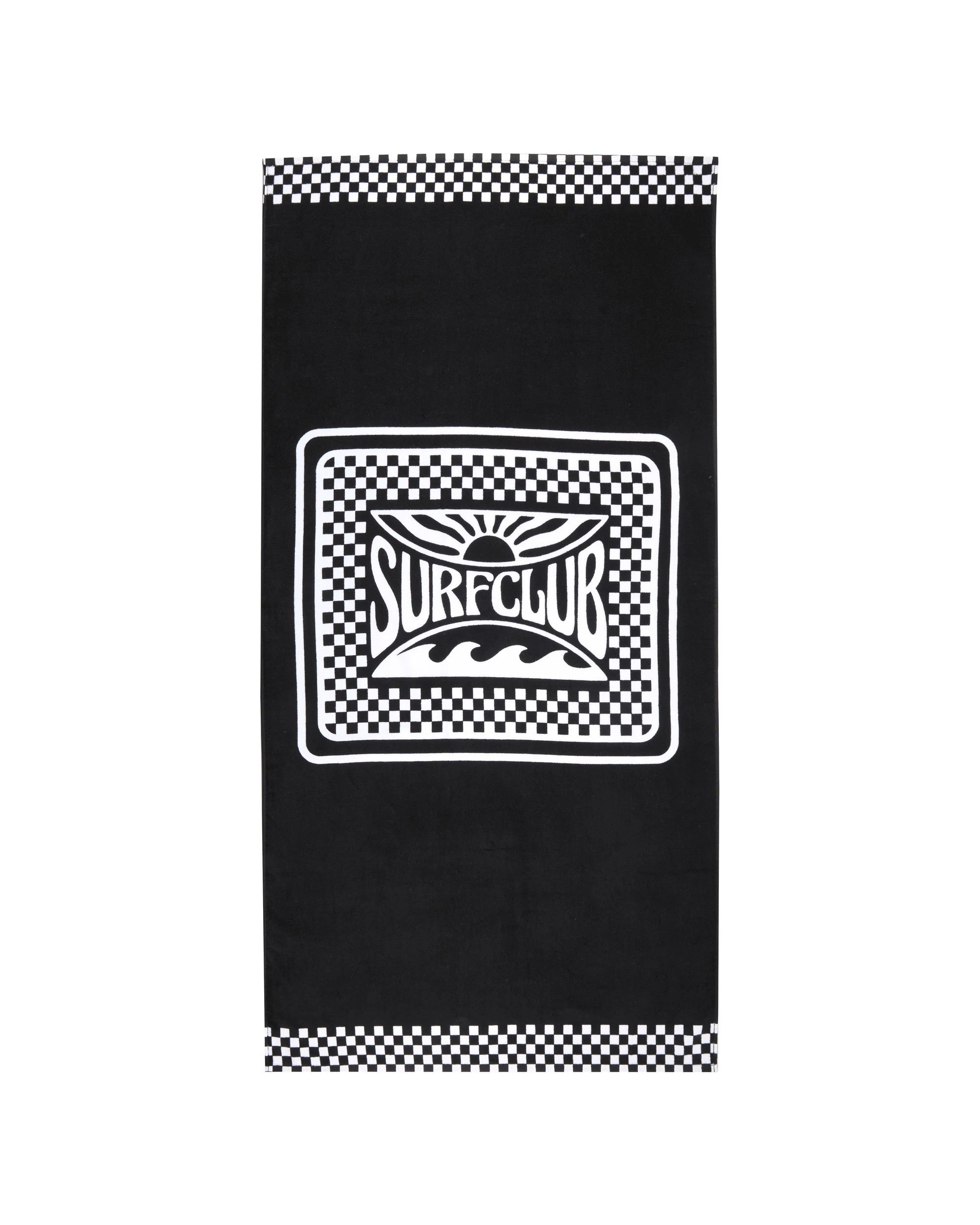 1 Cotton Velour Beach Towel - Surf, 1 of 6
