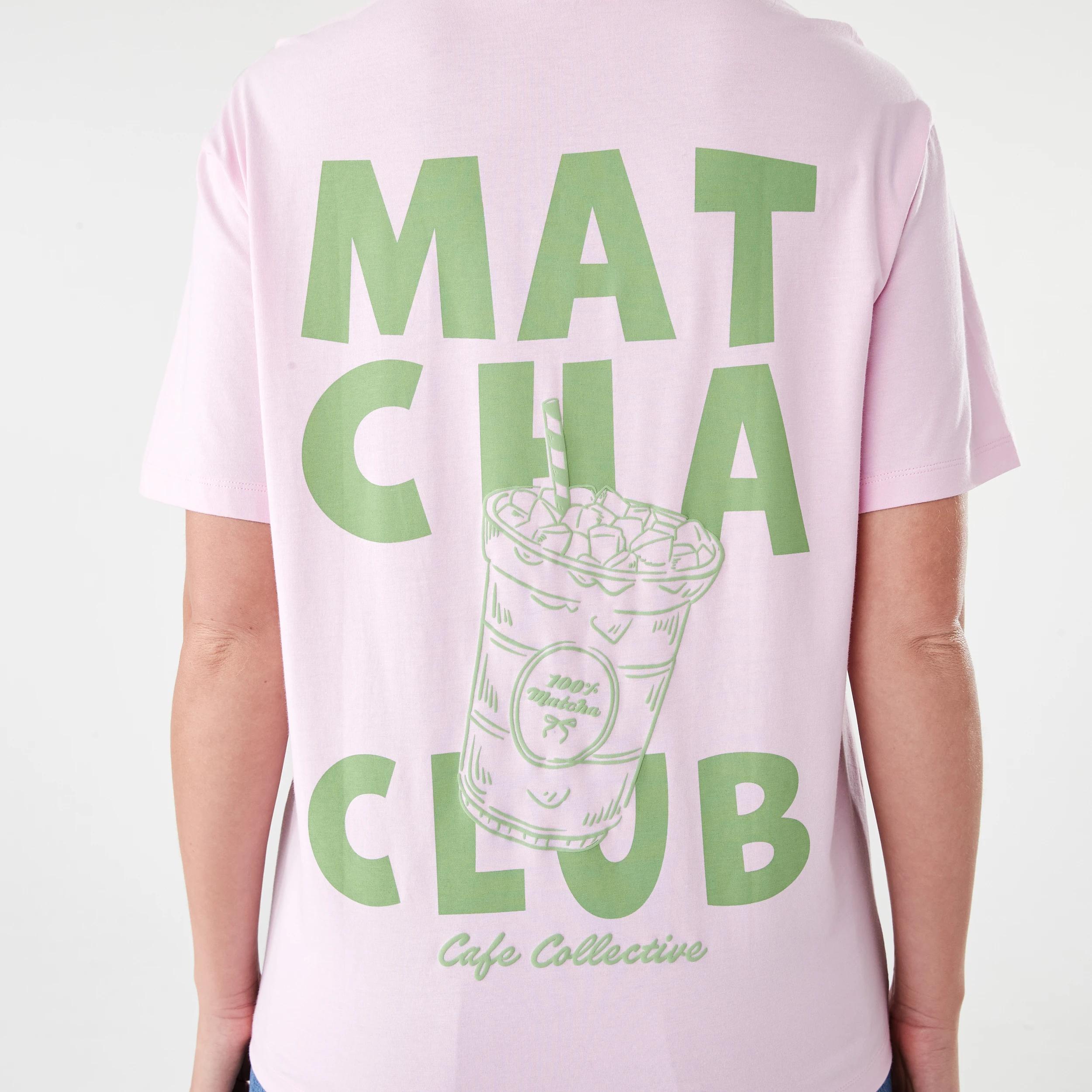 5 Short Sleeve Oversized Boyfriend T-shirt Matcha Clb, 5 of 5