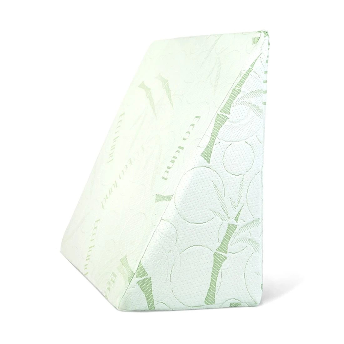 1 Giselle Bedding Wedge Pillow Bamboo Cover Durable Space Saving Modern Decor Easy Assembly Sturdy Versatile - White, 1 of 8