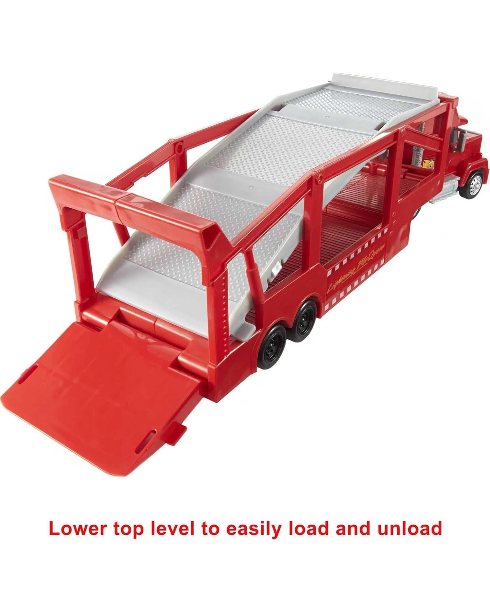 3 Disney Pixar Cars Mack Hauler 13 Inch Truck with Ramp, 3 of 7