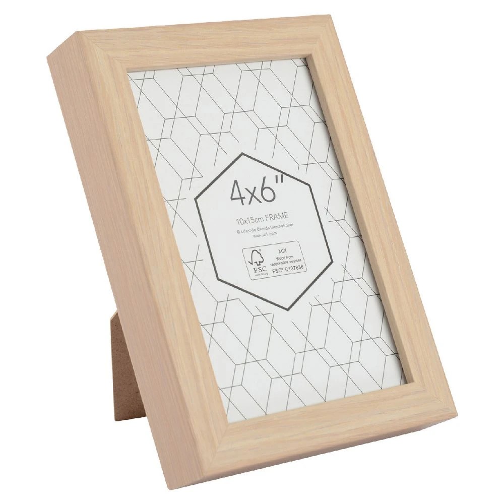 3 Promenade 6x4" Frame Oak, 3 of 5