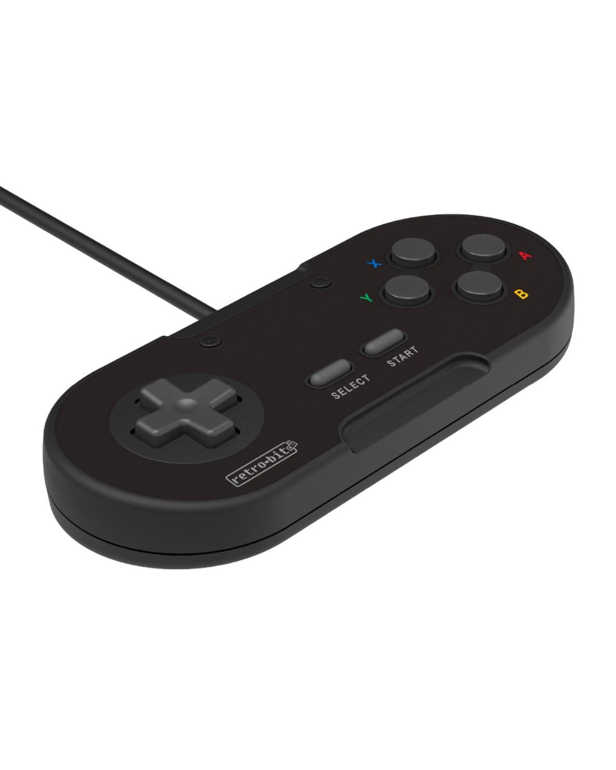 3 Retro-Bit Legacy16 SNES Wired Controller for Nintendo Switch - Onyx Black - Black, 3 of 5