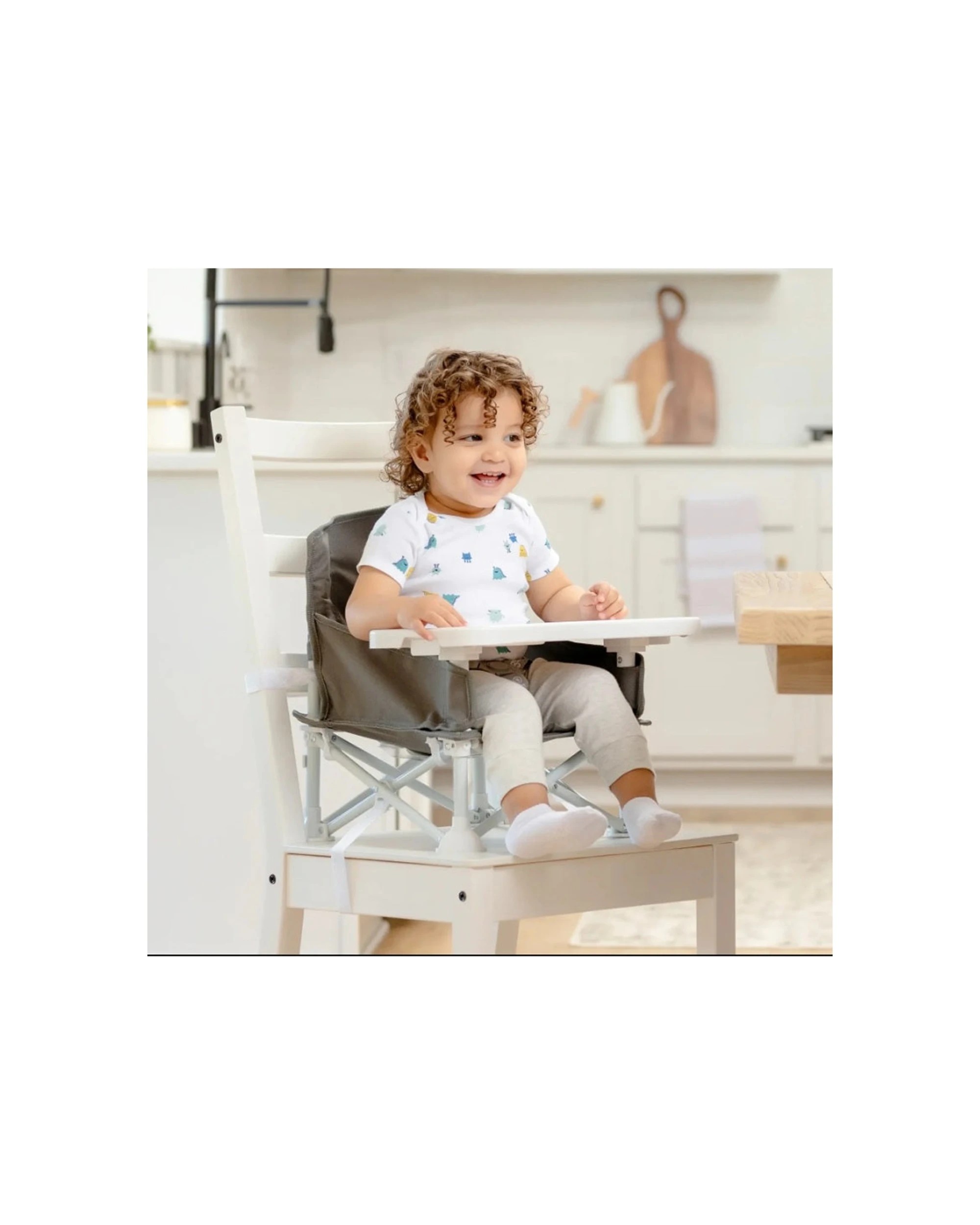 4 Regalo My Chair Portable Booster Seat Foldable With Tray On-The-Go Portable Design - Multi, 4 of 7