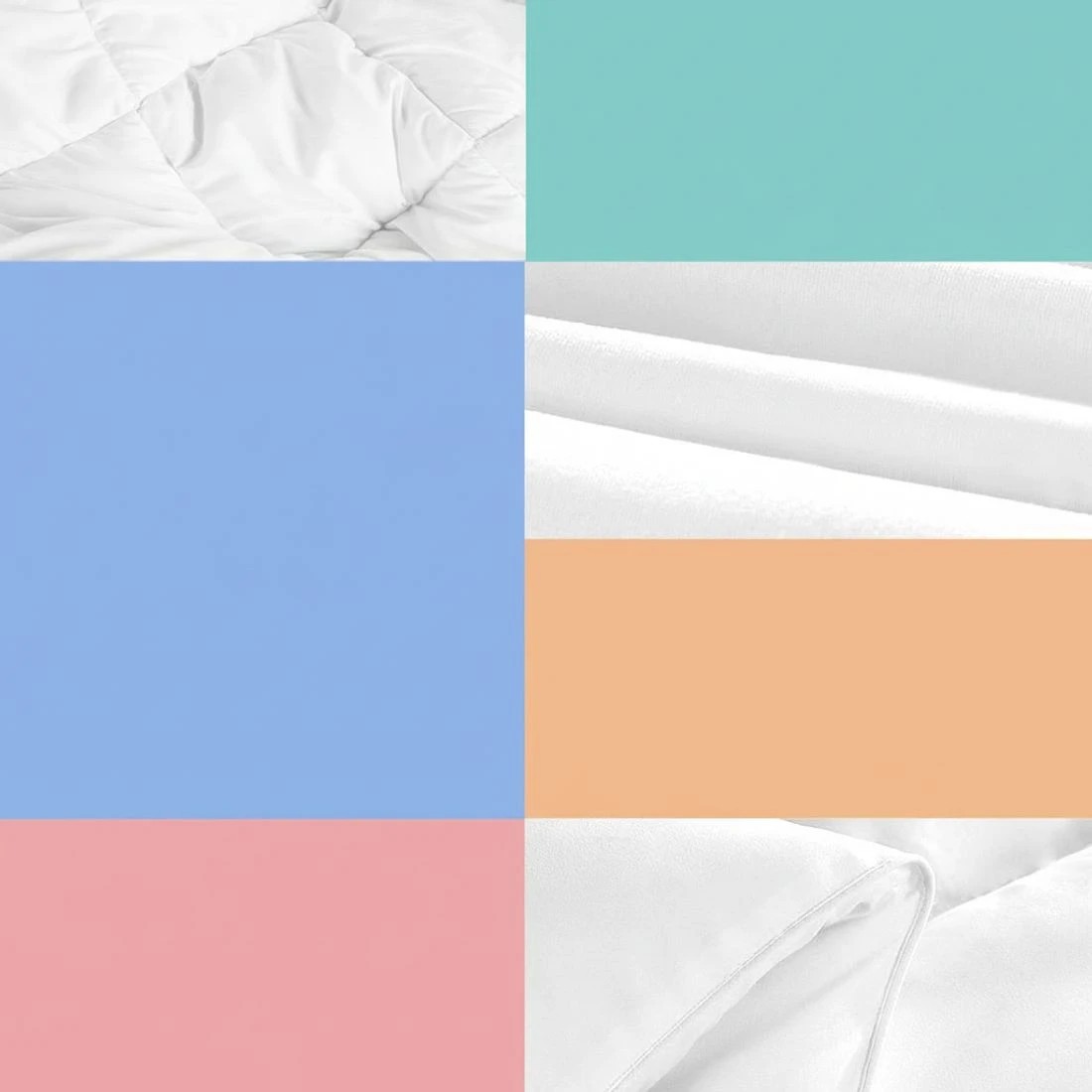 8 Giselle Bedding 700GSM Duck Down Feather Quilt Duvet Doona Winter Blanket Single - Single Bed - White, 8 of 9