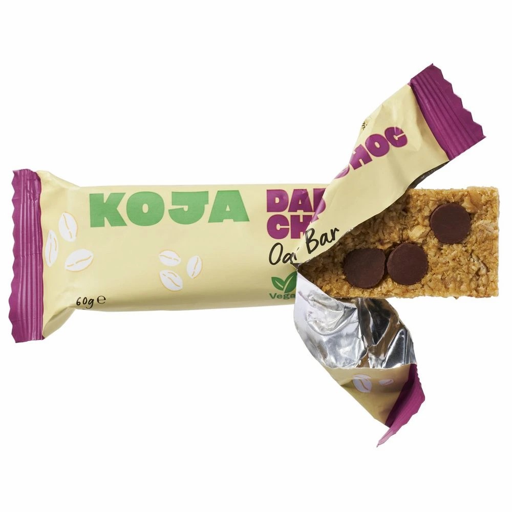 3 Koja Oat Bar Dark Choc Chip 60g, 3 of 3