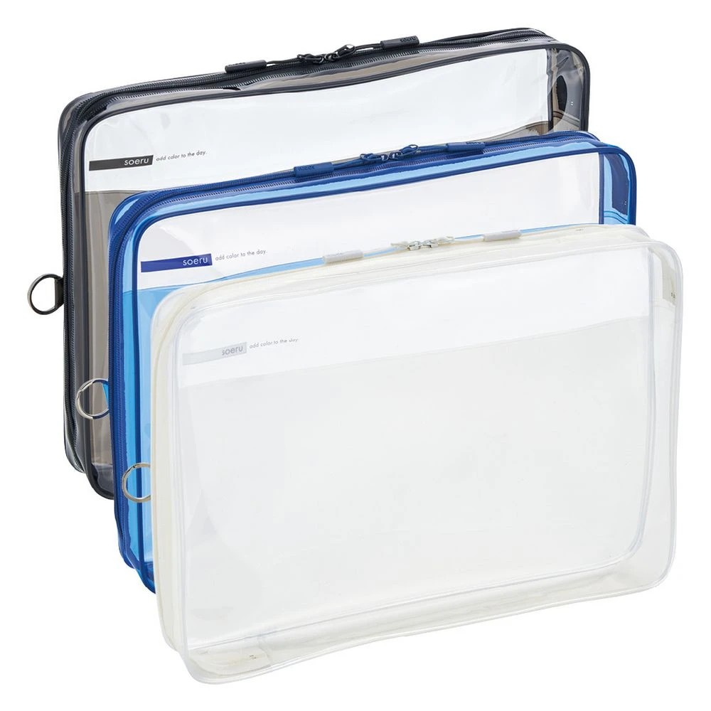 4 Soeru Box Pencil Case A4 Clear, 4 of 4