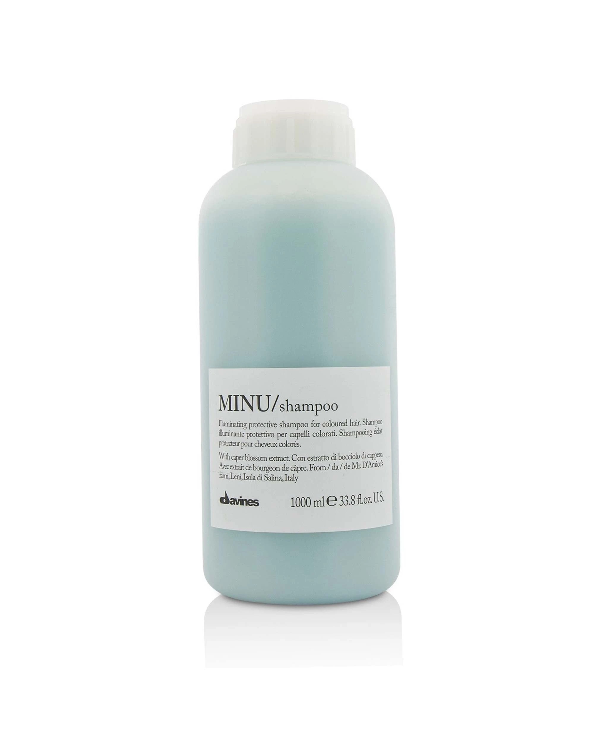 1 Davines Minu Shampoo Illuminating Protective Shampoo (For Coloured Hair)  1000ml/33.8oz, 1 of 4
