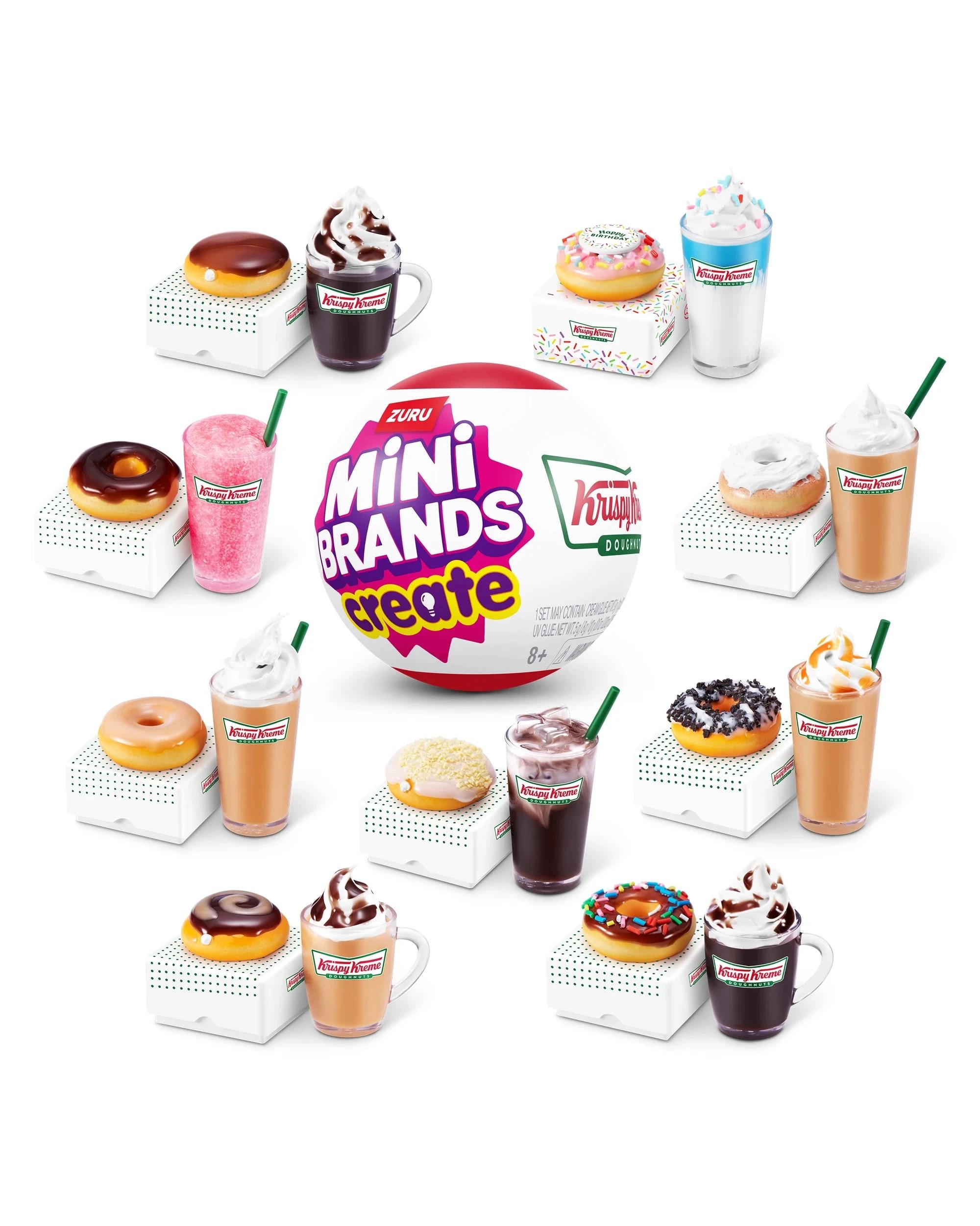 3 Mini Brands Create Krispy Kreme Series 1 Capsule By Zuru - Assorted - Multi, 3 of 9